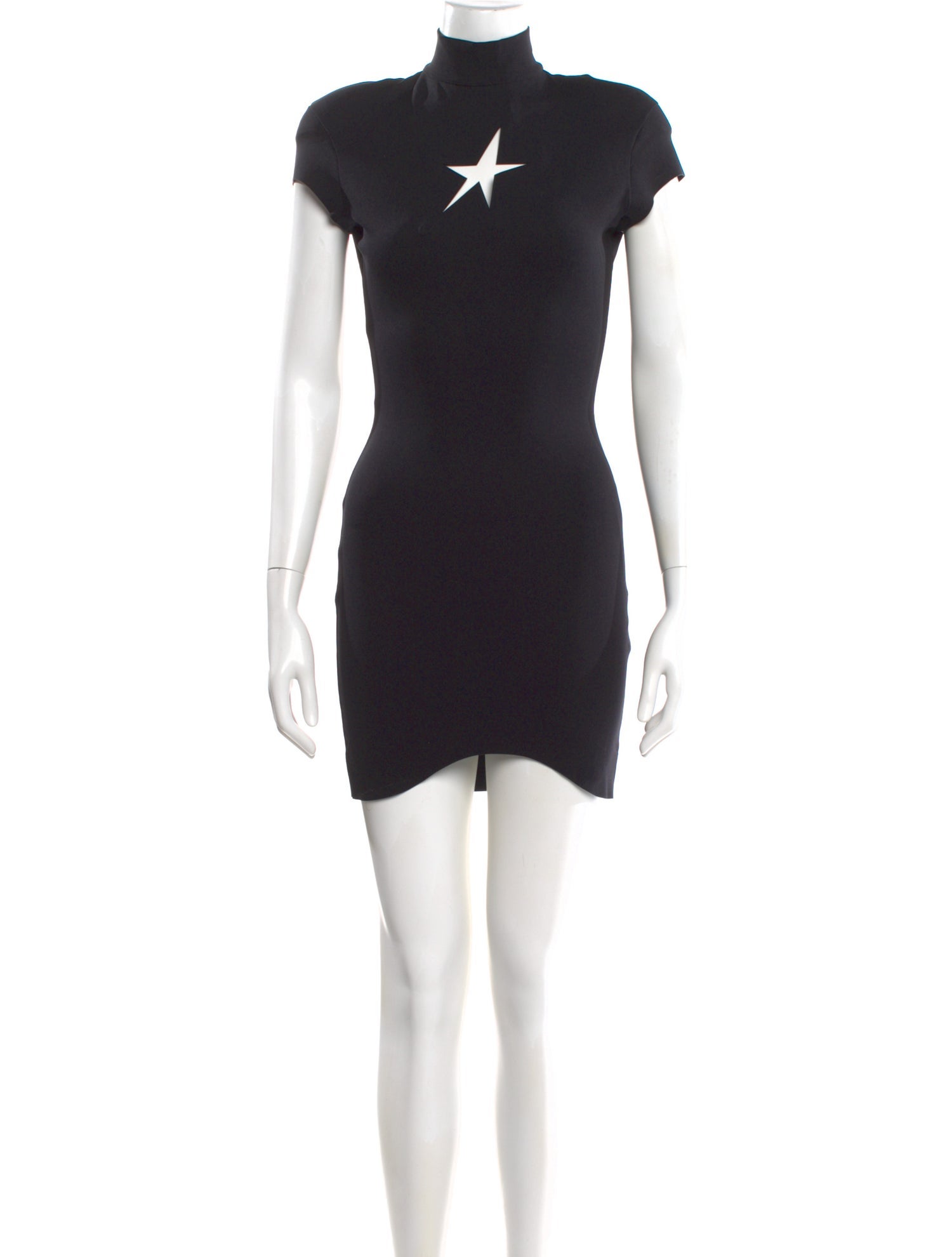 Mugler Turtleneck Mini Dress w/ Tags