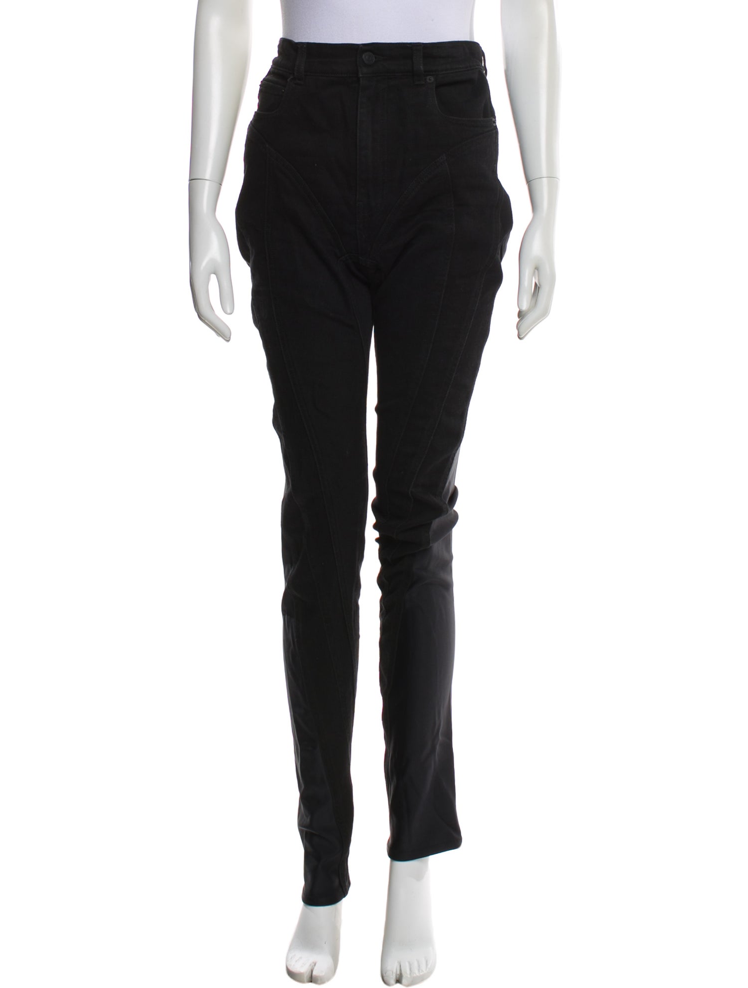 Mugler Mid-Rise Skinny Leg Jeans