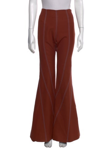 Pre-owned Mugler Skinny Leg Pants In Brown