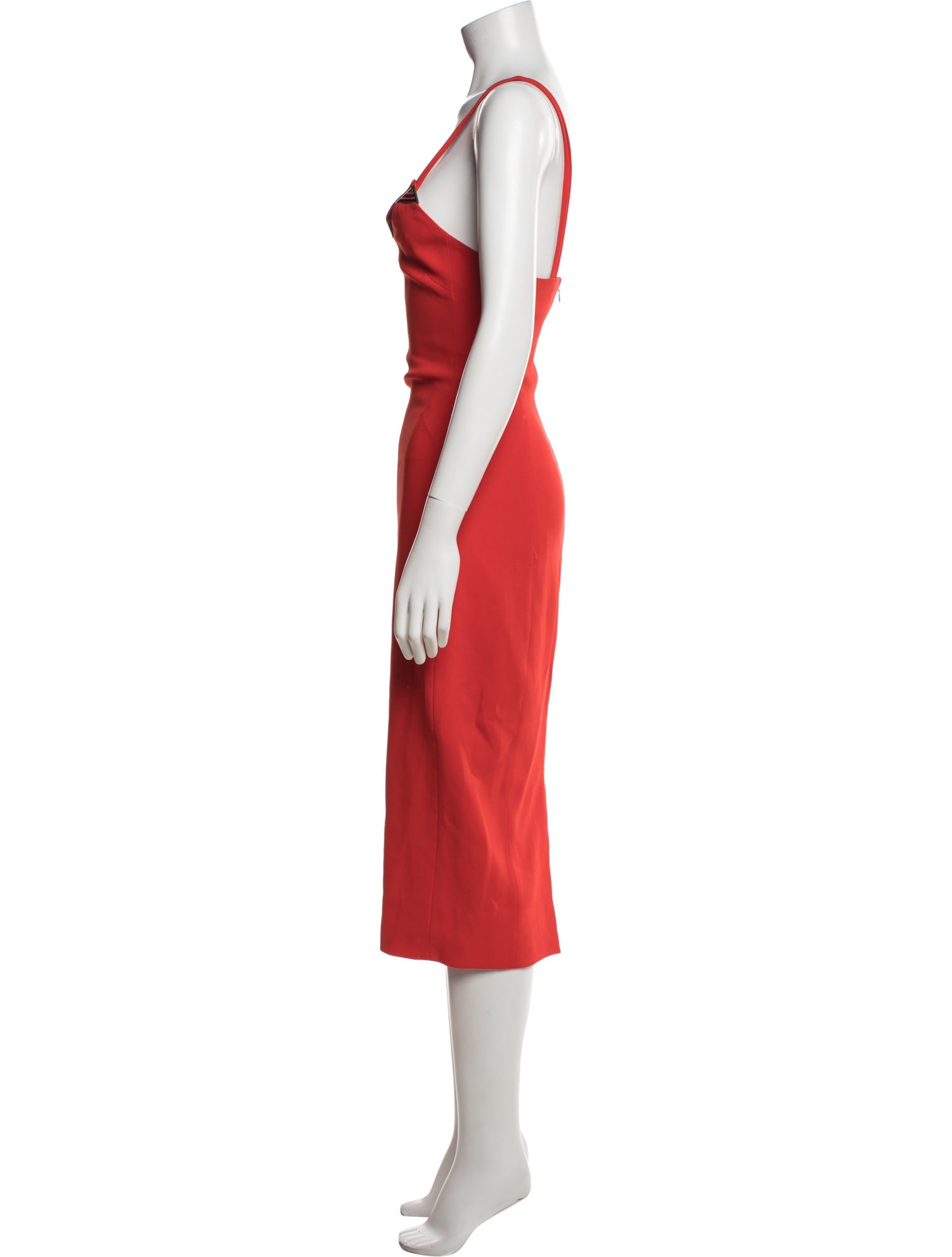Mugler Asymmetrical Midi Length Dress w/ Tags