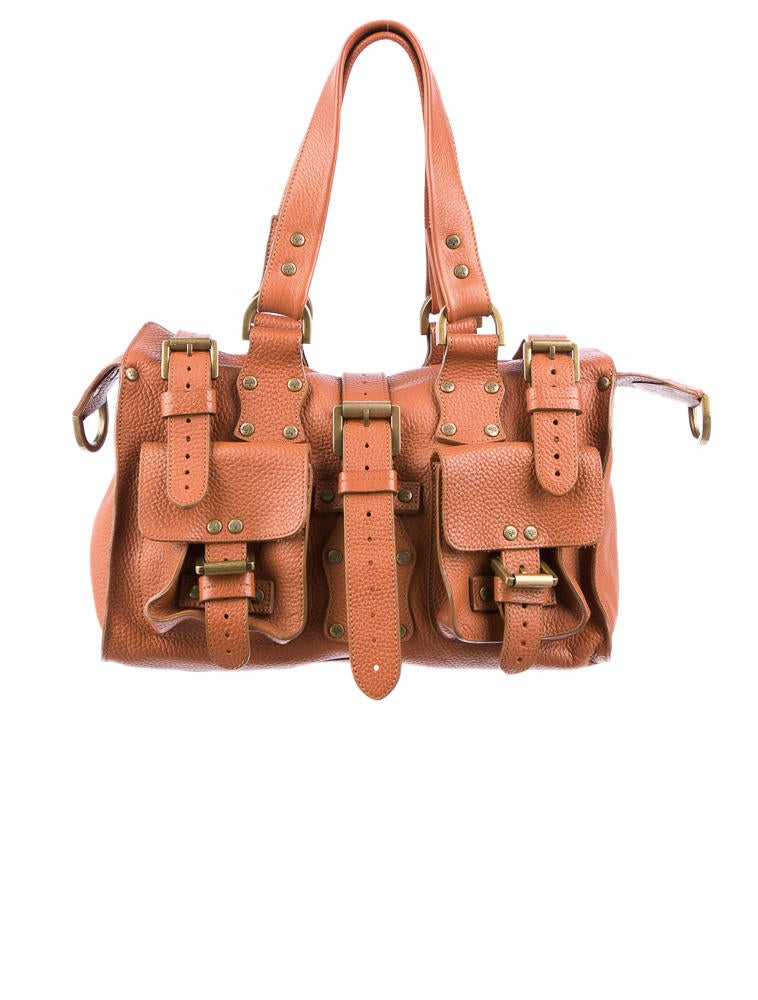 Mulberry Belted Satchel