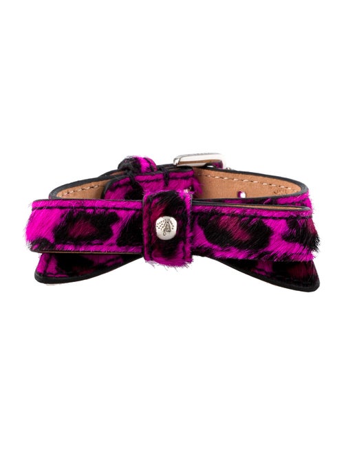 Mulberry Leopard Print Bow Bracelet