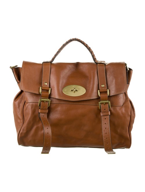 Mulberry Alexa Leather Satchel Brown