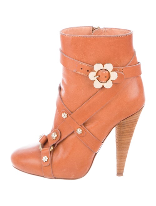 Mulberry Leather Boots Brown