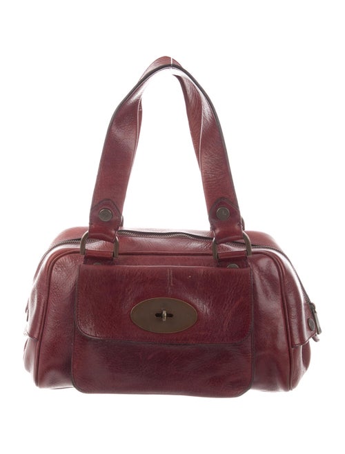 Mulberry Vintage Leather Handle Bag Red