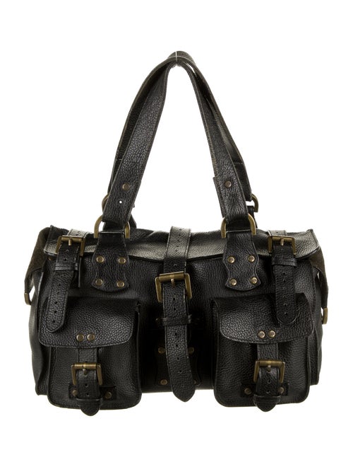 Mulberry Leather Shoulder Bag Black