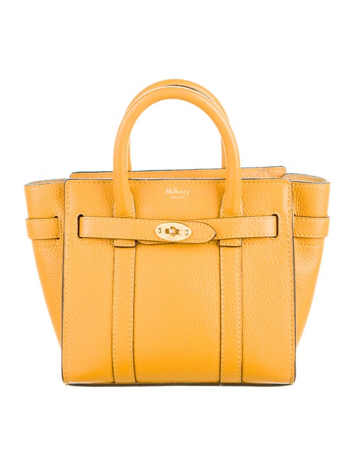 Mulberry Leather Crossbody Bag Yellow