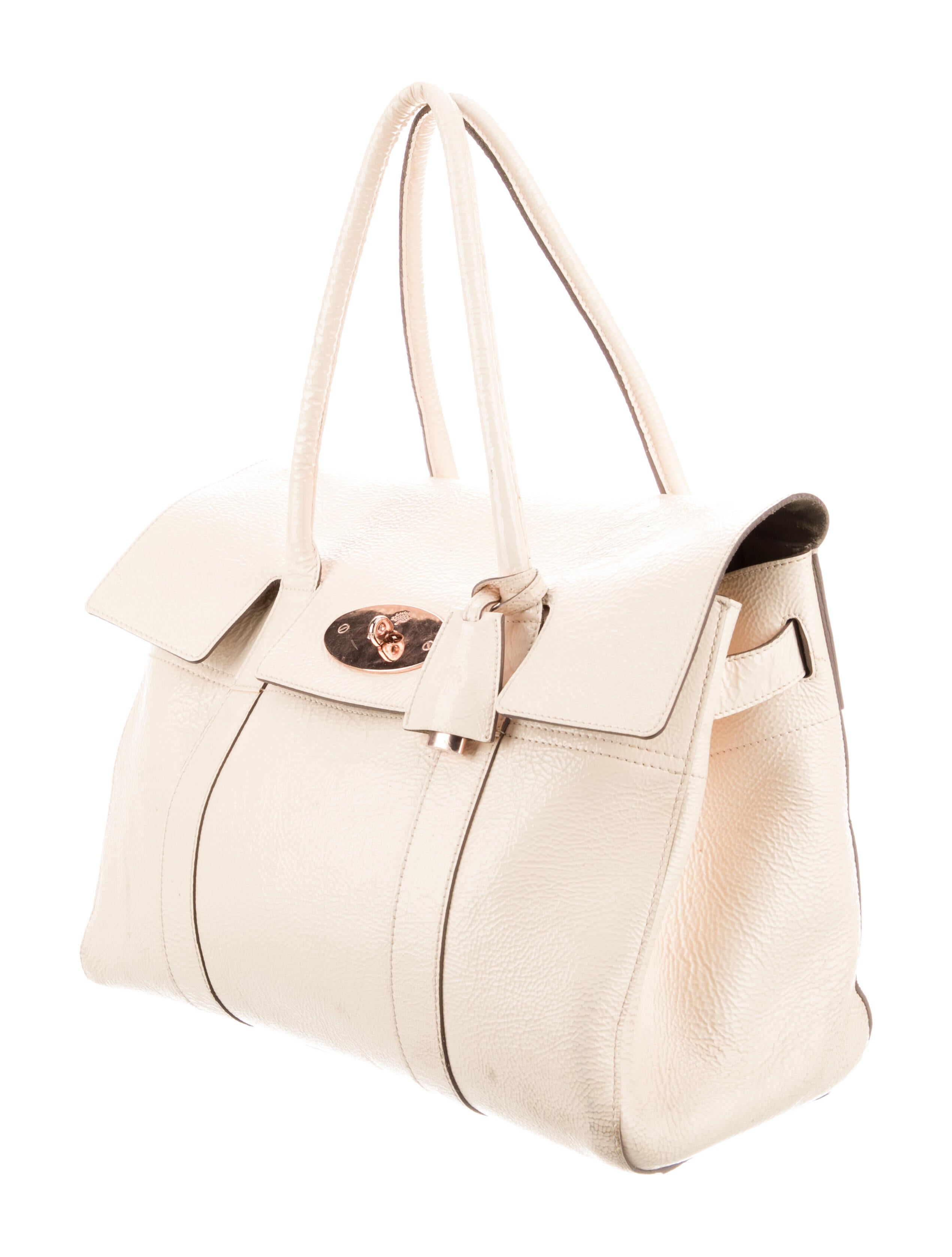 Mulberry Leather Handle Bag Neutrals Handle Bags, Handbags MUL34285