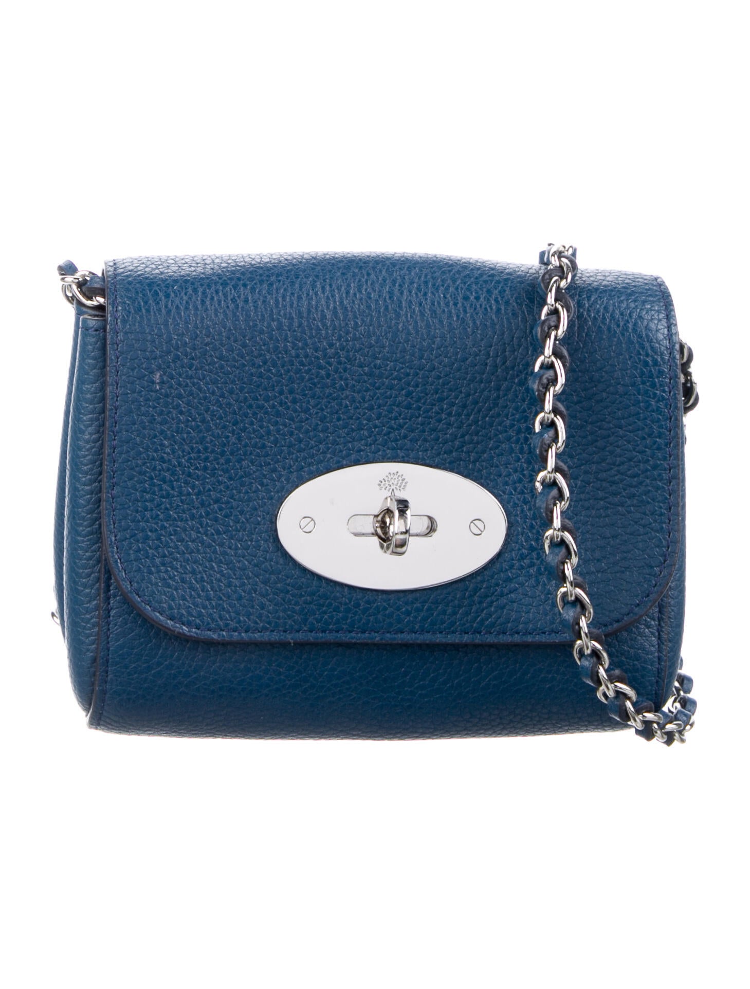 Mulberry Leather Mini Crossbody Bag Blue Crossbody Bags, Handbags