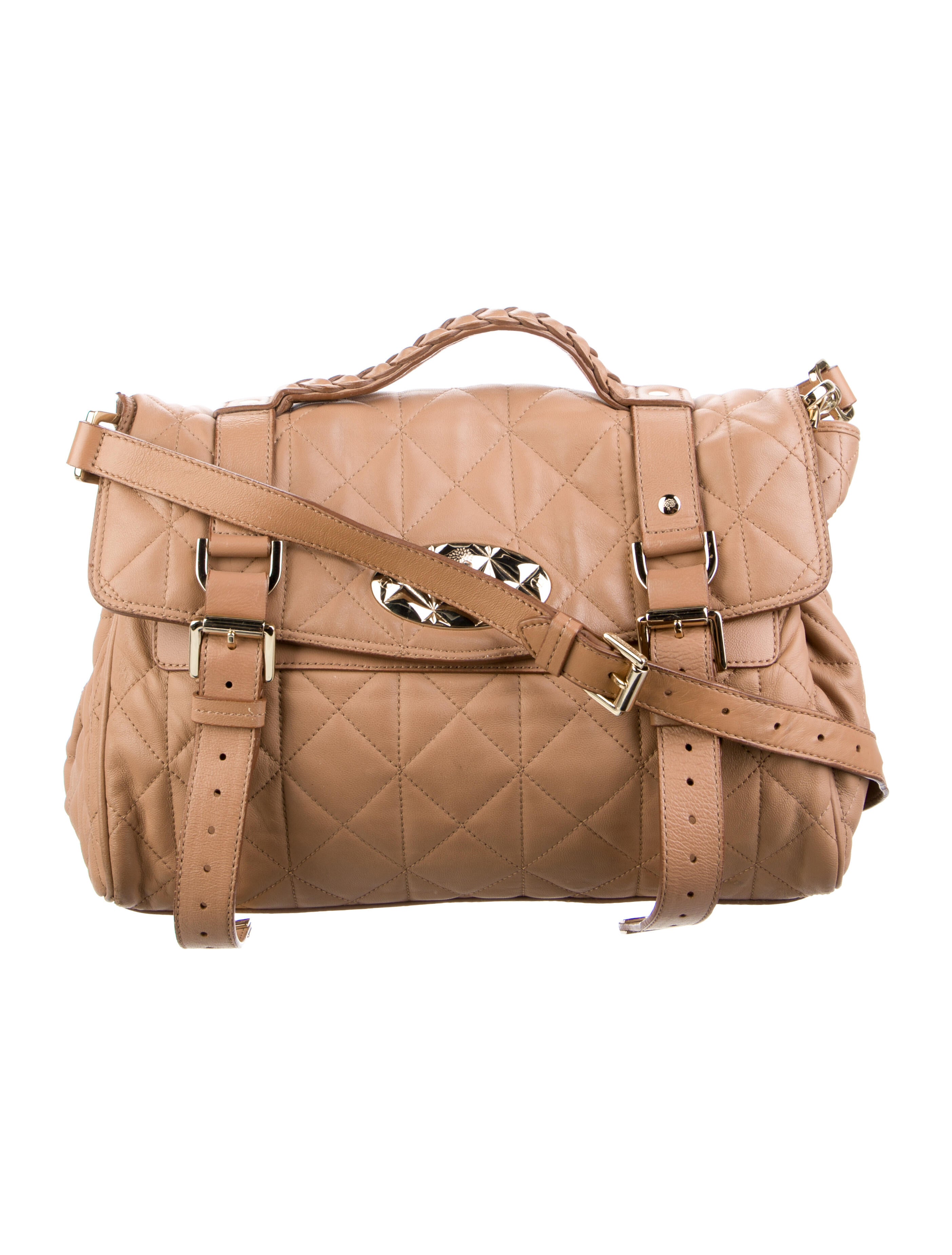 Mulberry Leather Crossbody Bag Neutrals Crossbody Bags, Handbags