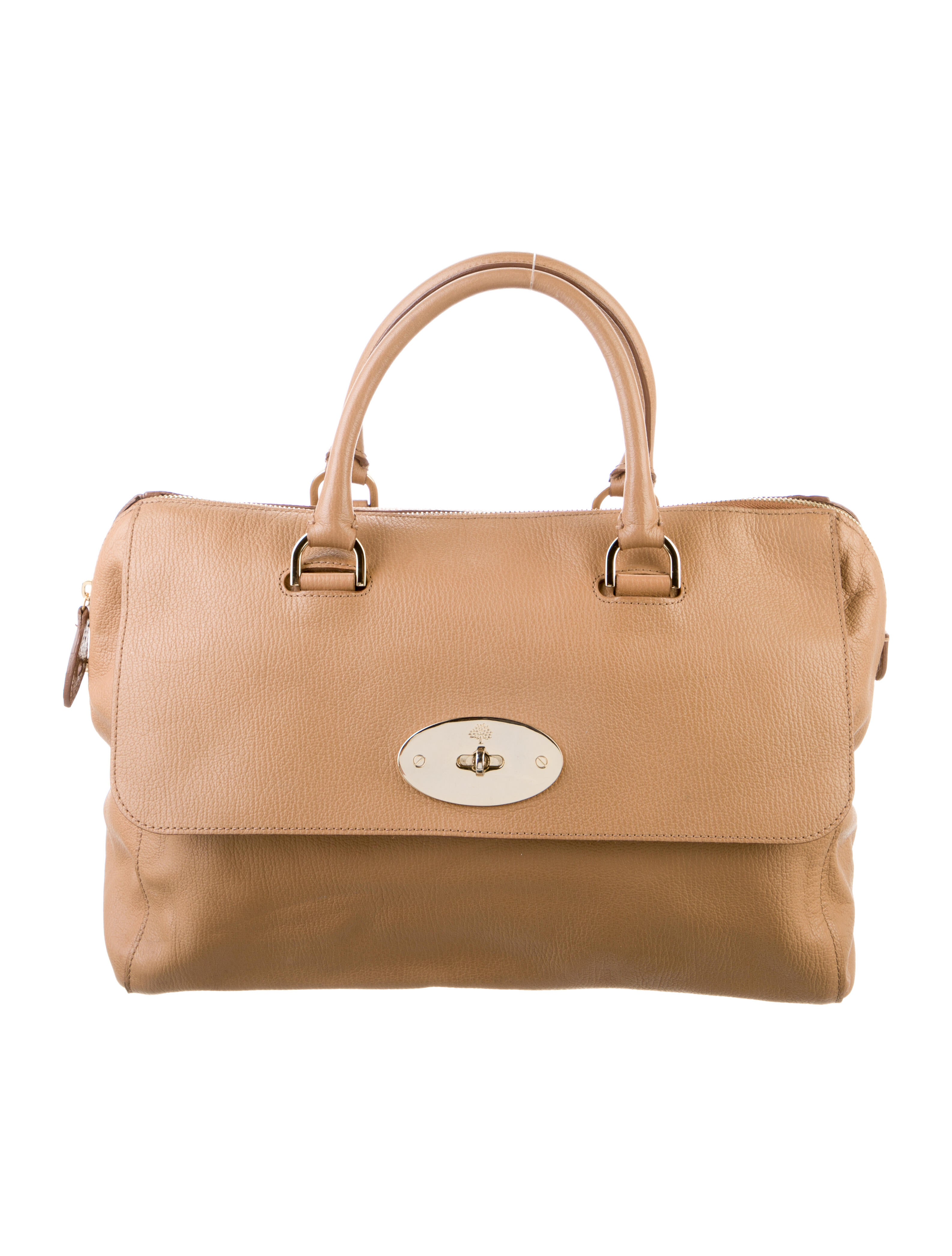 Mulberry Medium Leather Handle Bag Brown Handle Bags, Handbags