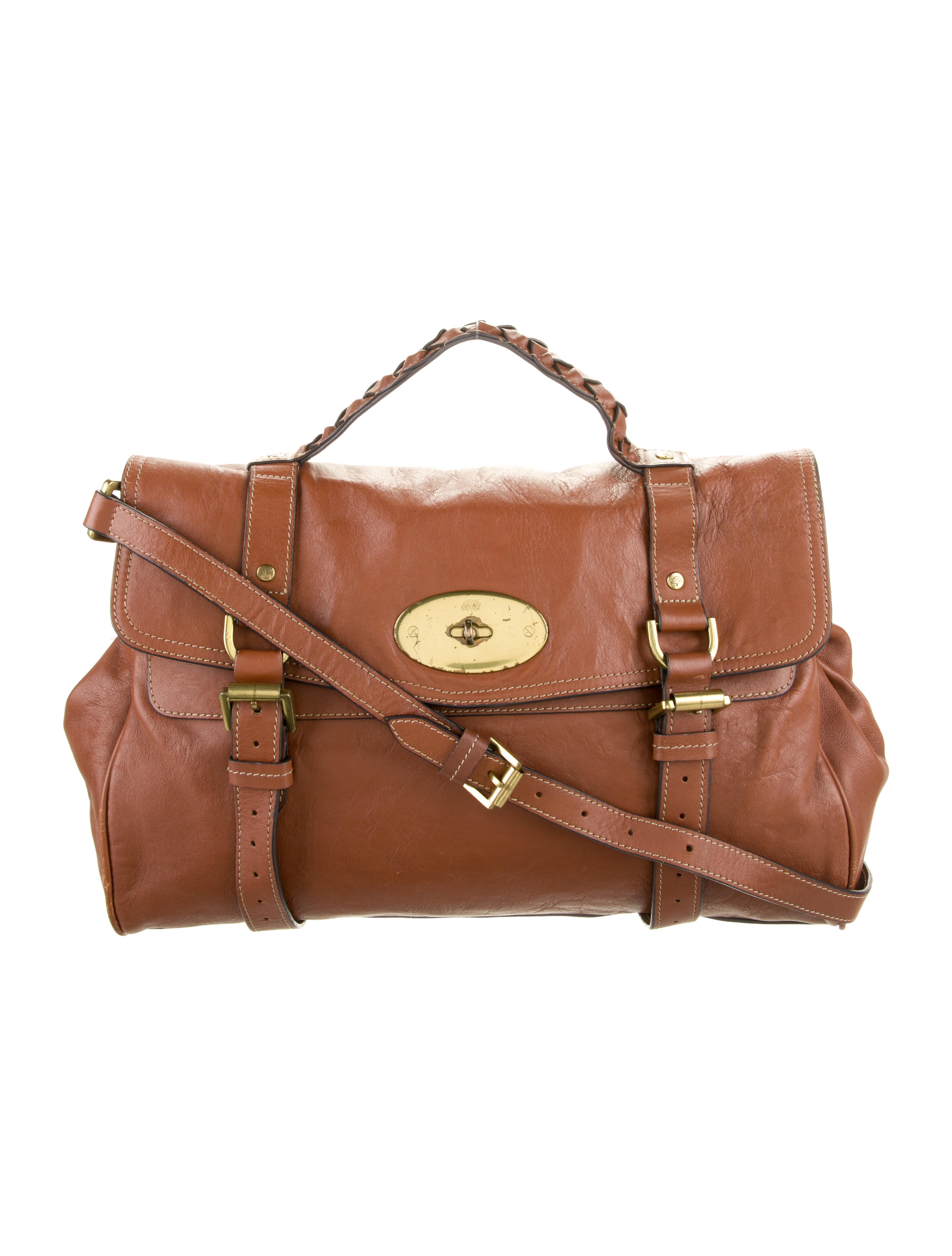Mulberry Leather Flap Crossbody Bag Brown Crossbody Bags, Handbags