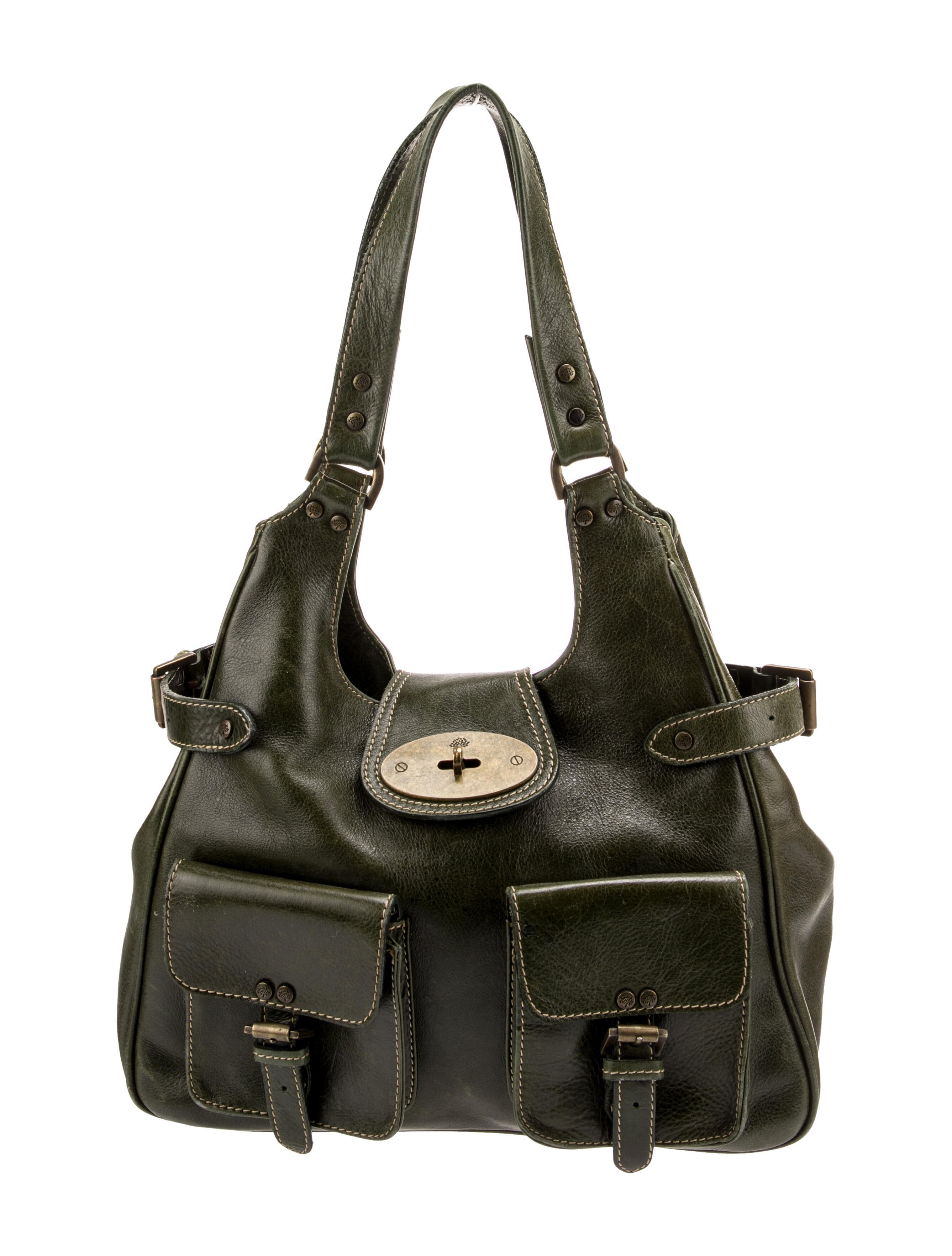 【MULBERRY】SHOULDER BAG Mulberry Mini Soft Bayswater Shoulder Bag | Green | FARFETCH