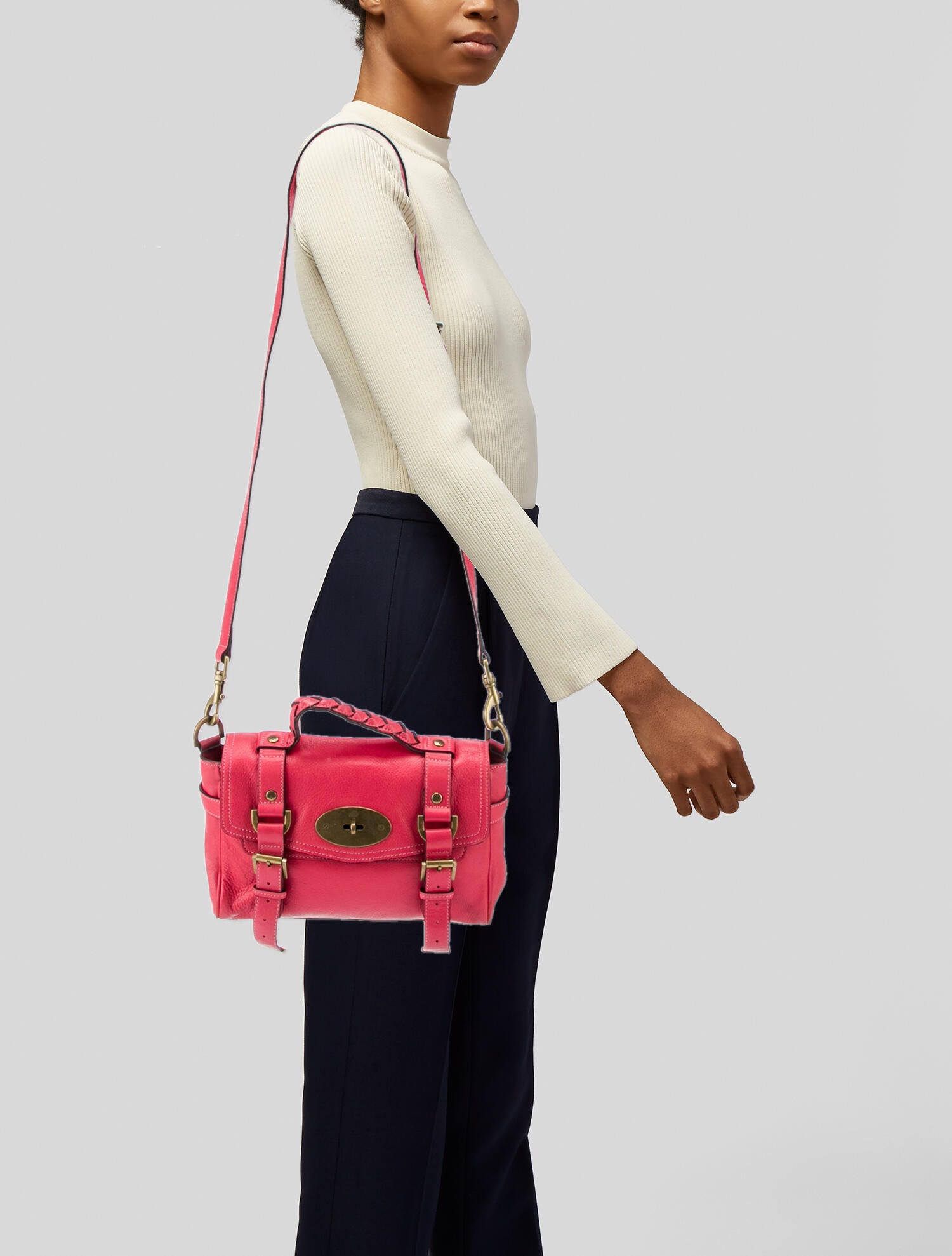 Mulberry Leather Handle Bag Red Handle Bags, Handbags MUL36857