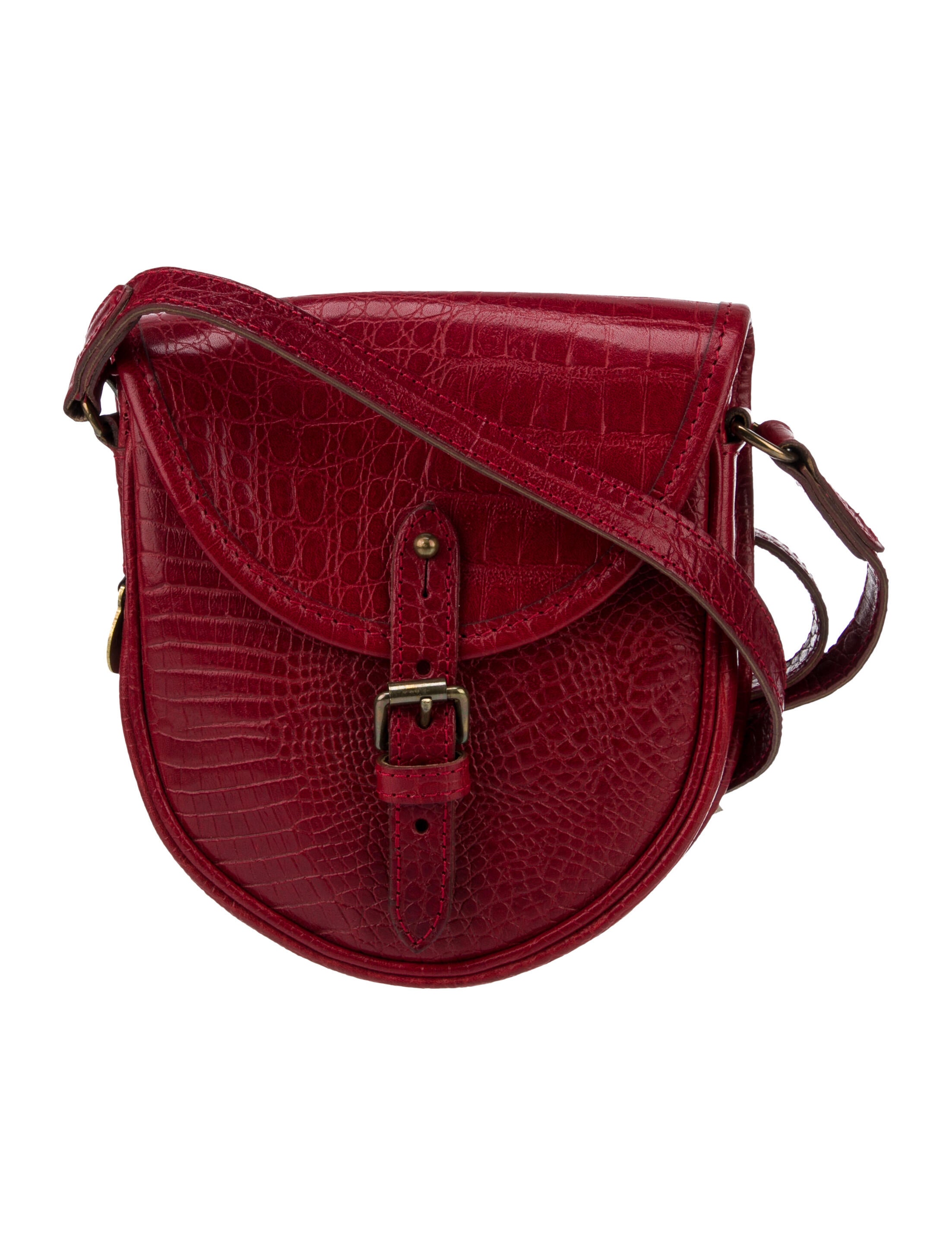 Mulberry Embossed Leather Crossbody Bag Red Crossbody Bags, Handbags