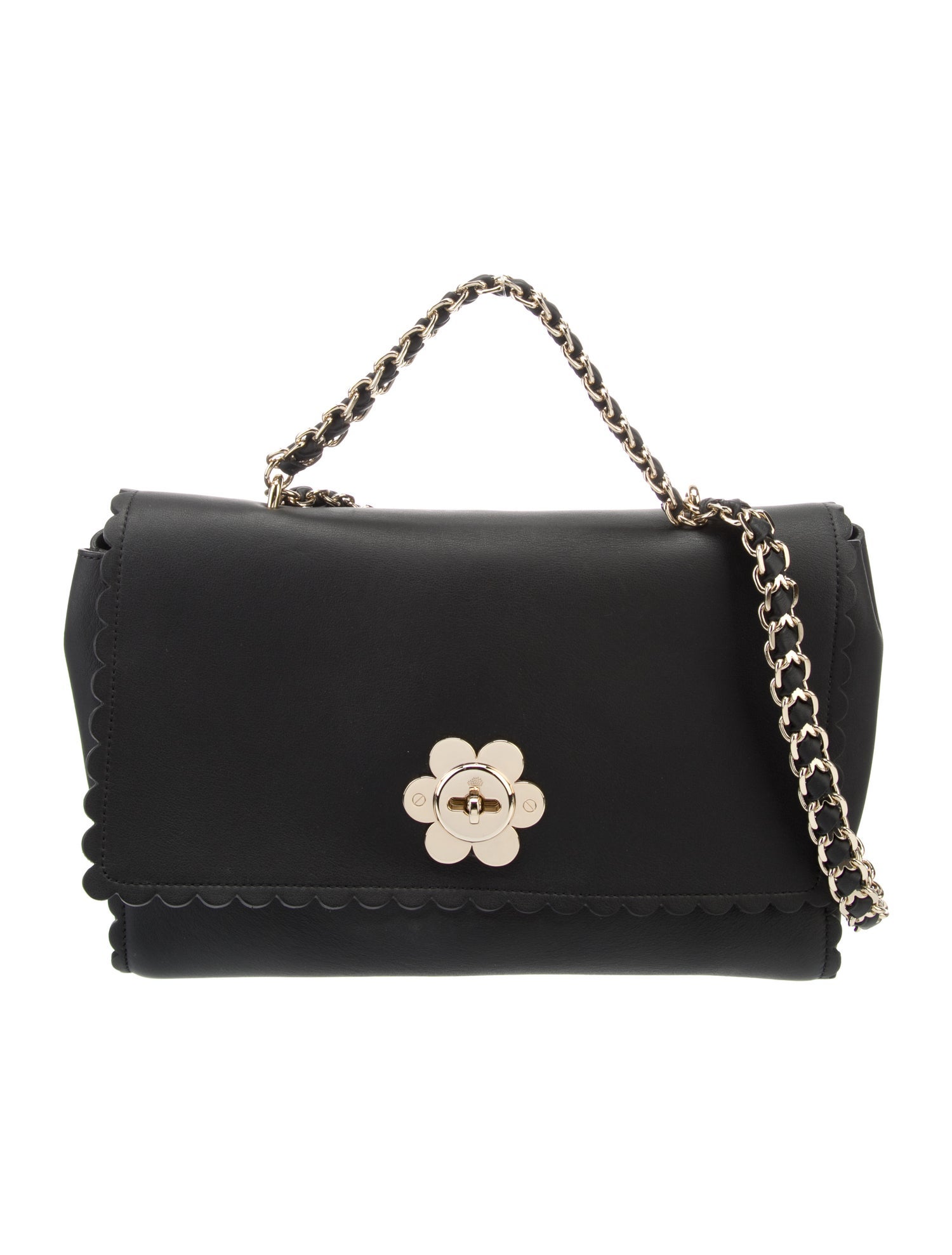 Mulberry Leather Shoulder Bag Black Shoulder Bags, Handbags