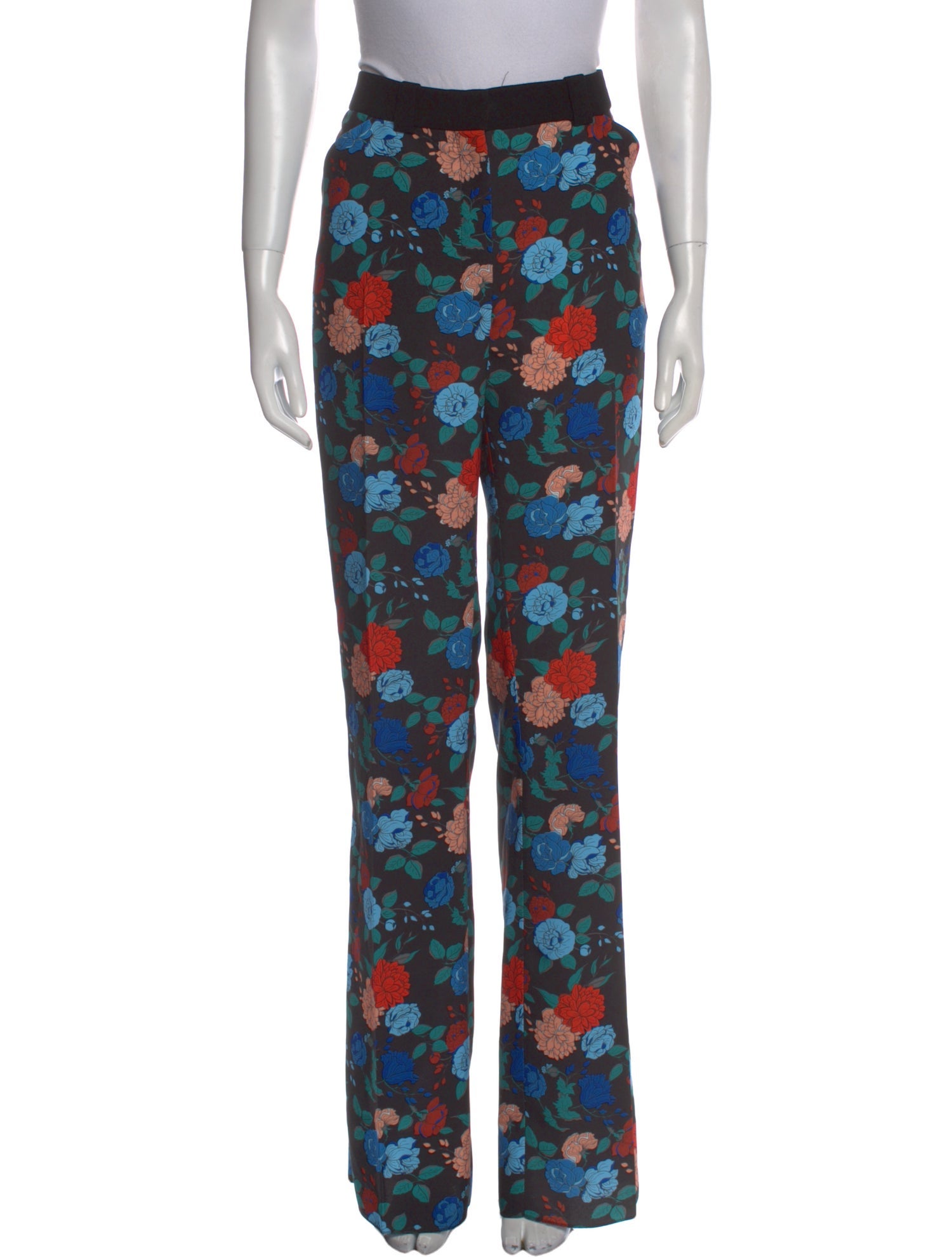 Mulberry Floral Print Wide Leg Pants w/ Tags