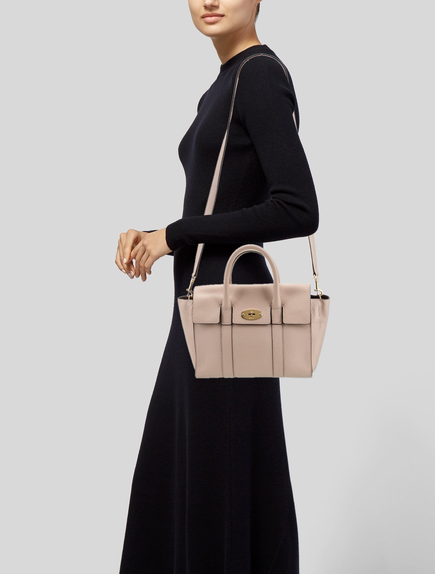 Mulberry Signature Top Handle Bag