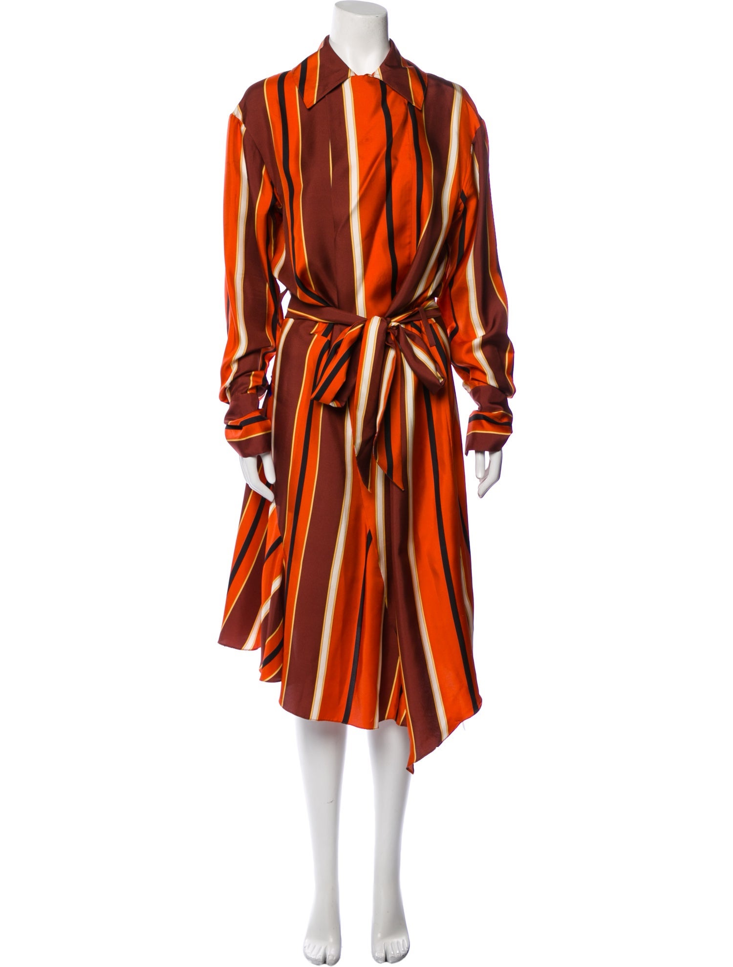 Mulberry Silk Midi Length Dress