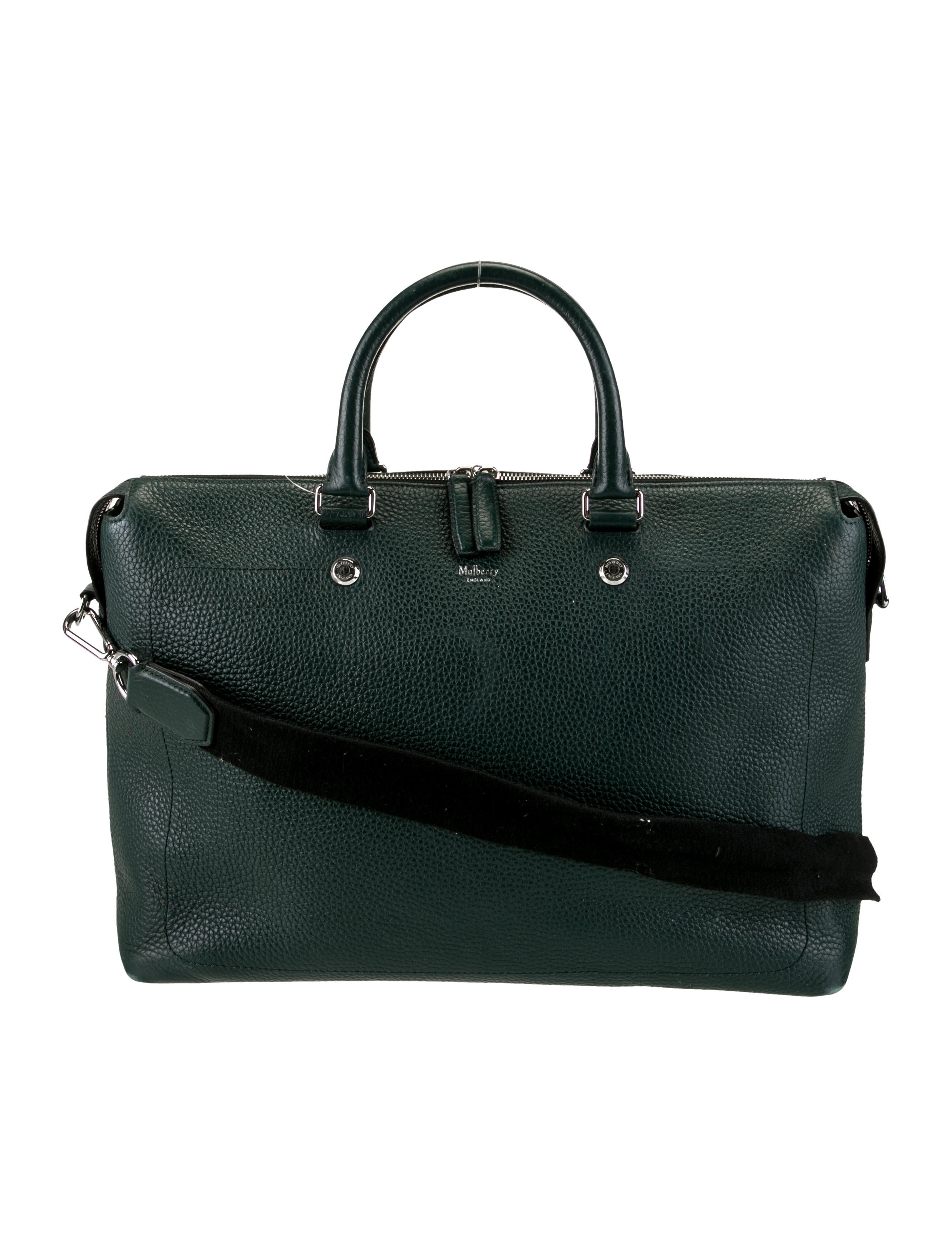 Mulberry Leather Top Handle Bag