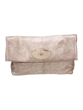 Mulberry Leather Clutch