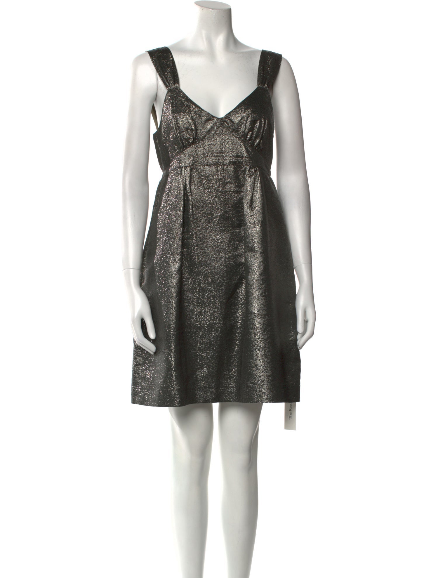 Mulberry Leather Mini Dress