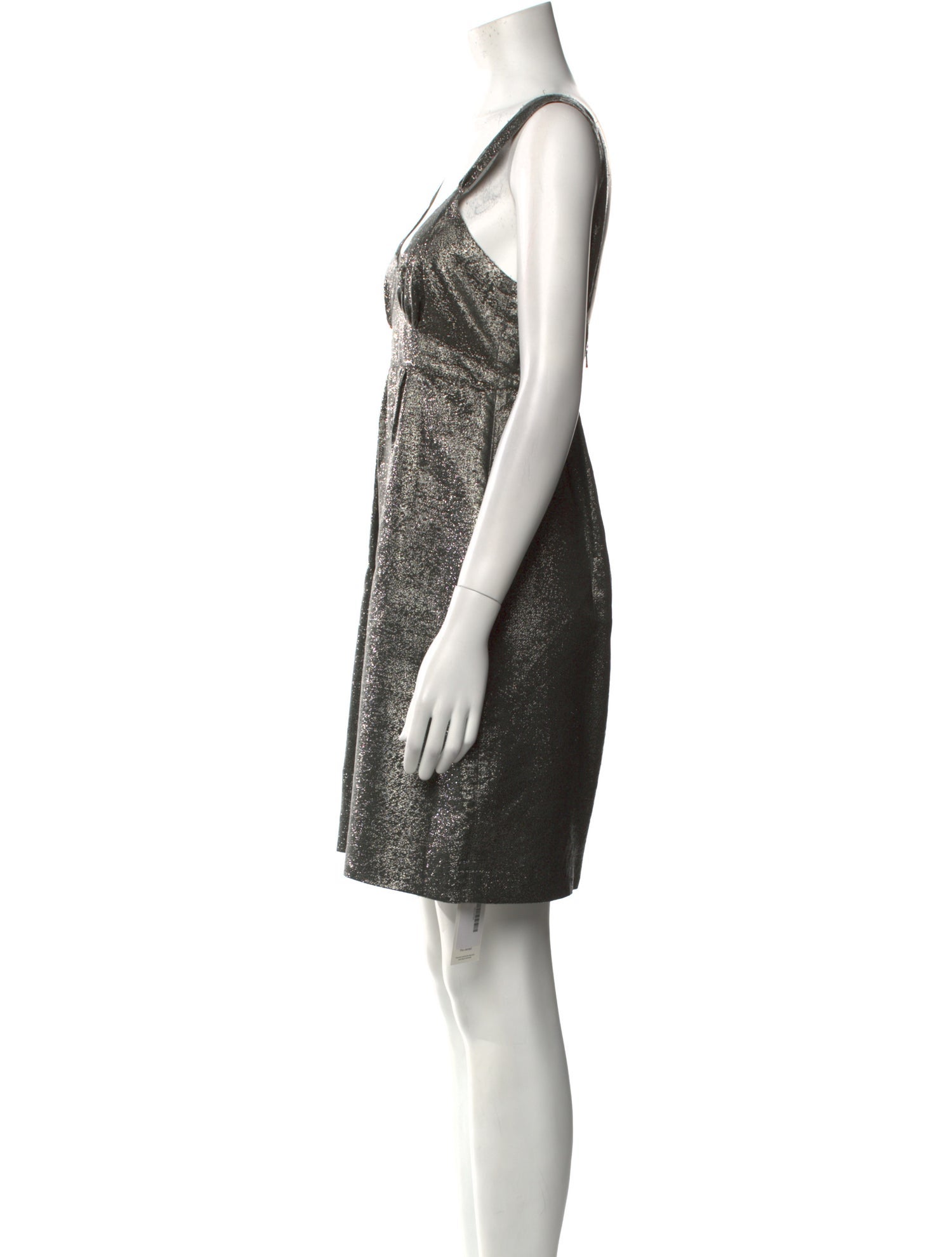 Mulberry Leather Mini Dress