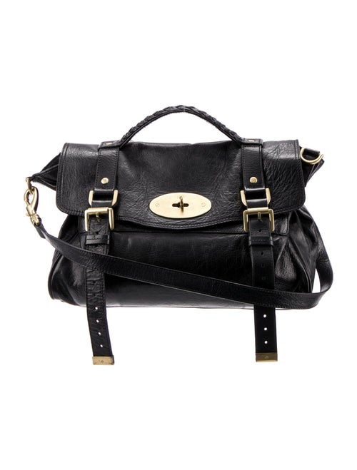 Mulberry Leather Top Handle Bag