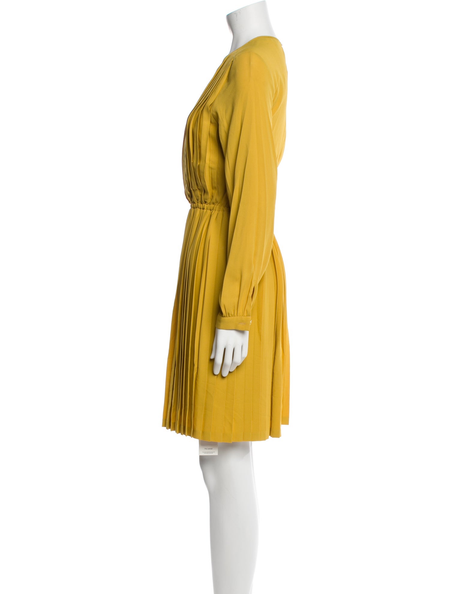 Mulberry Crew Neck Knee-Length Dress