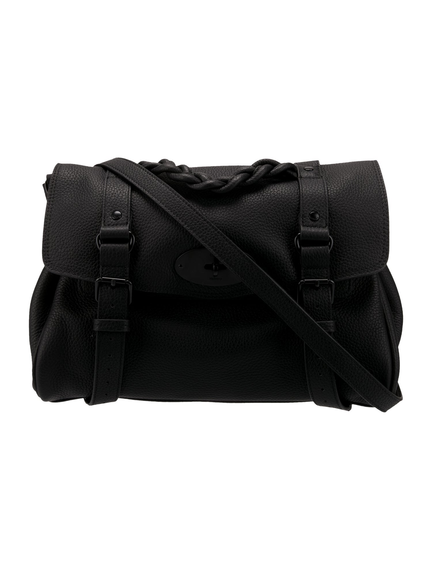 Mulberry Leather Top Handle Bag