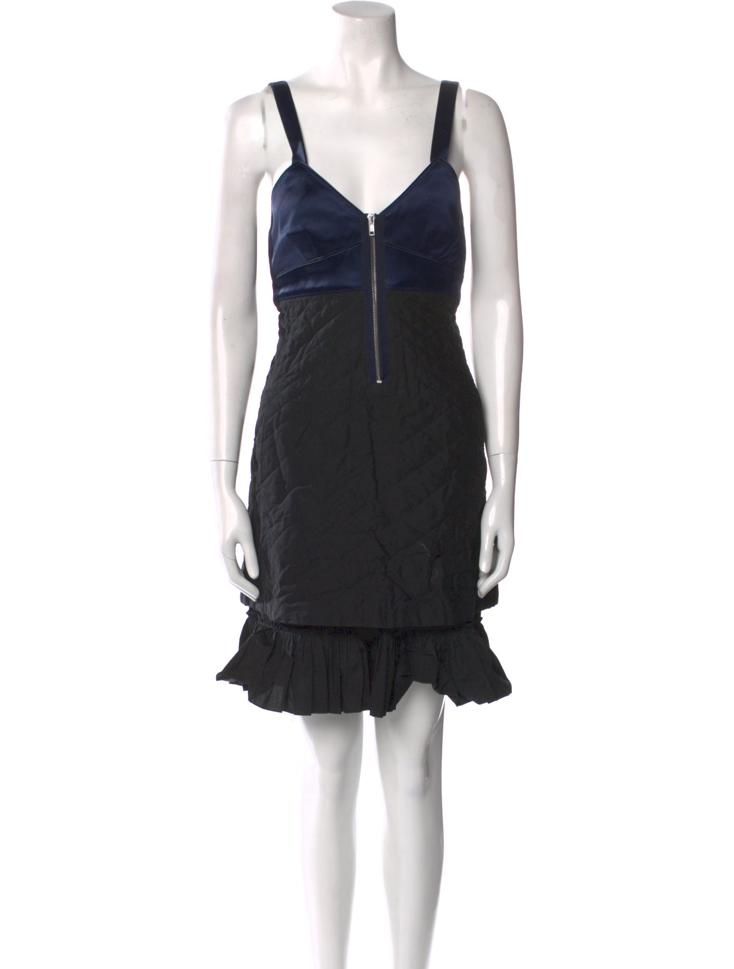 Mulberry V-Neck Mini Dress