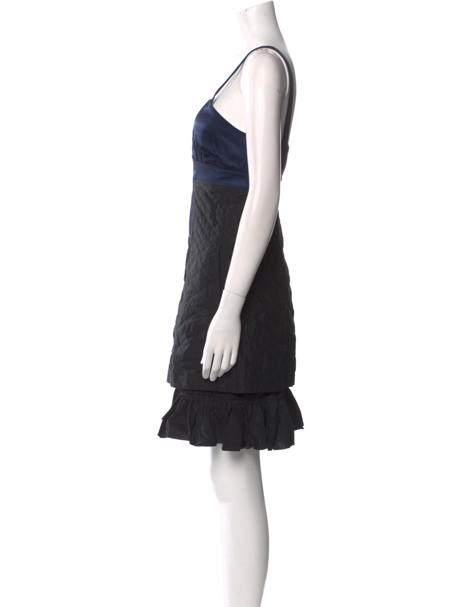 Mulberry V-Neck Mini Dress