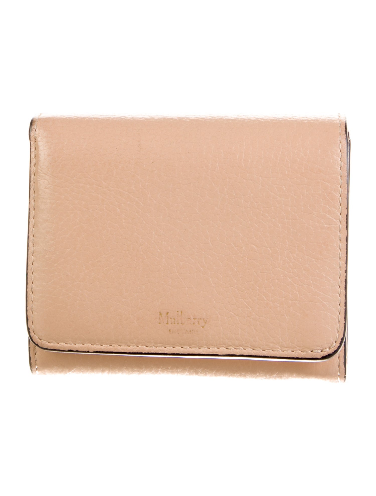 Mulberry Leather Printed Compact Wallet