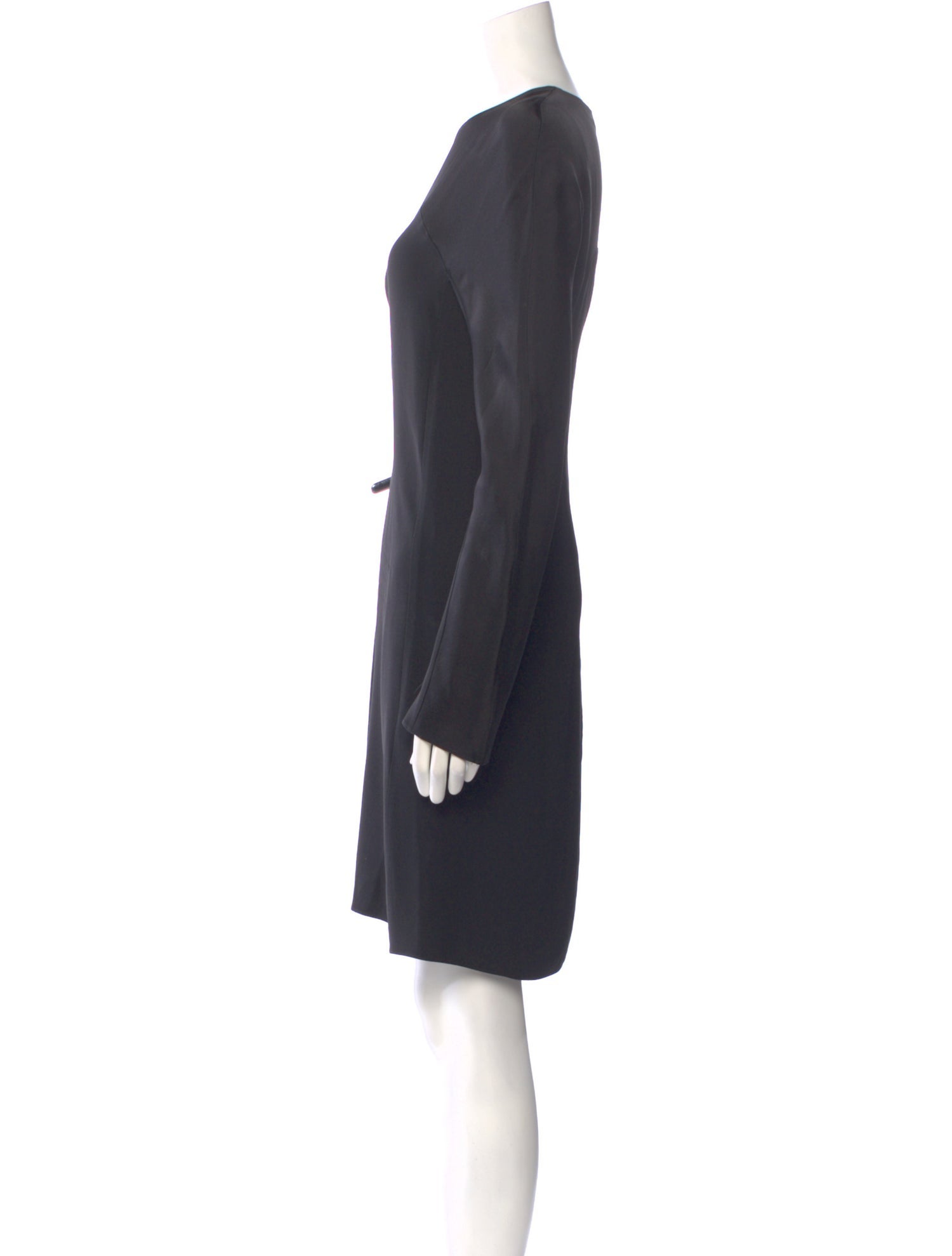 Mulberry Crew Neck Knee-Length Dress