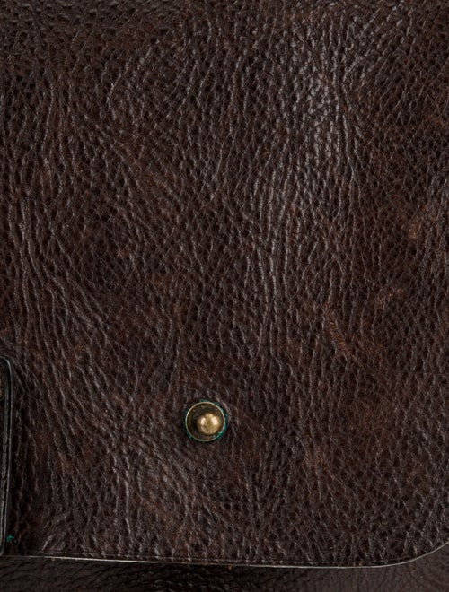 Mulberry Leather Messenger Bag