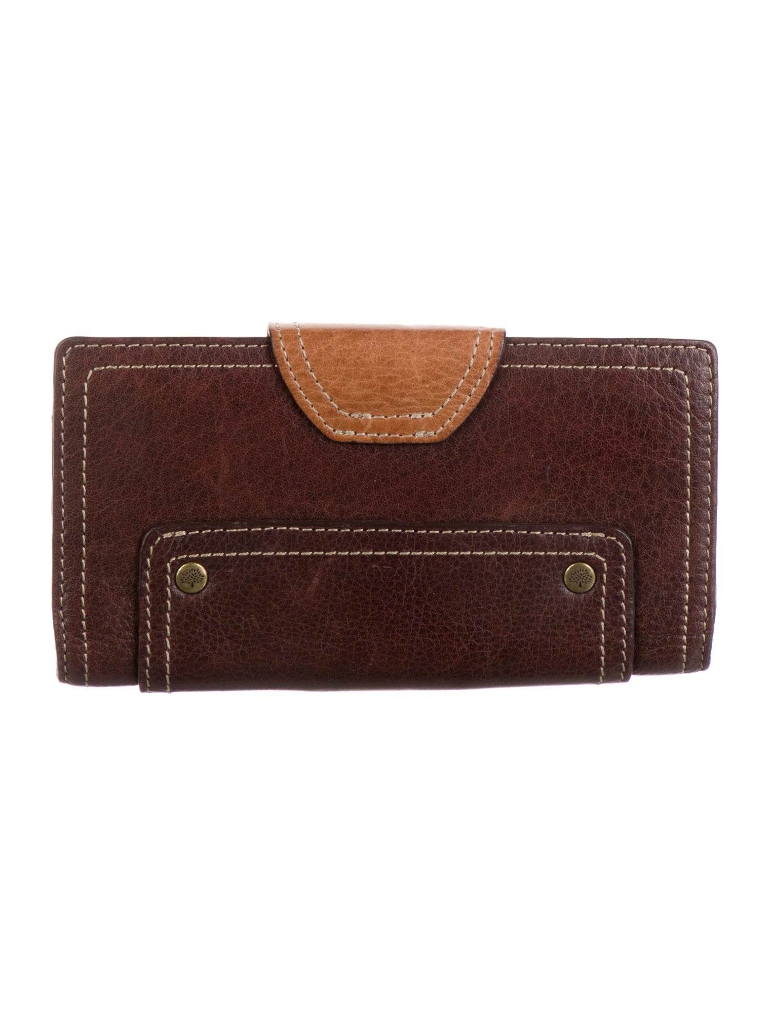 Mulberry Leather Printed Continental Wallet