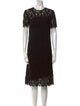 Mulberry Crew Neck Midi Length Dress