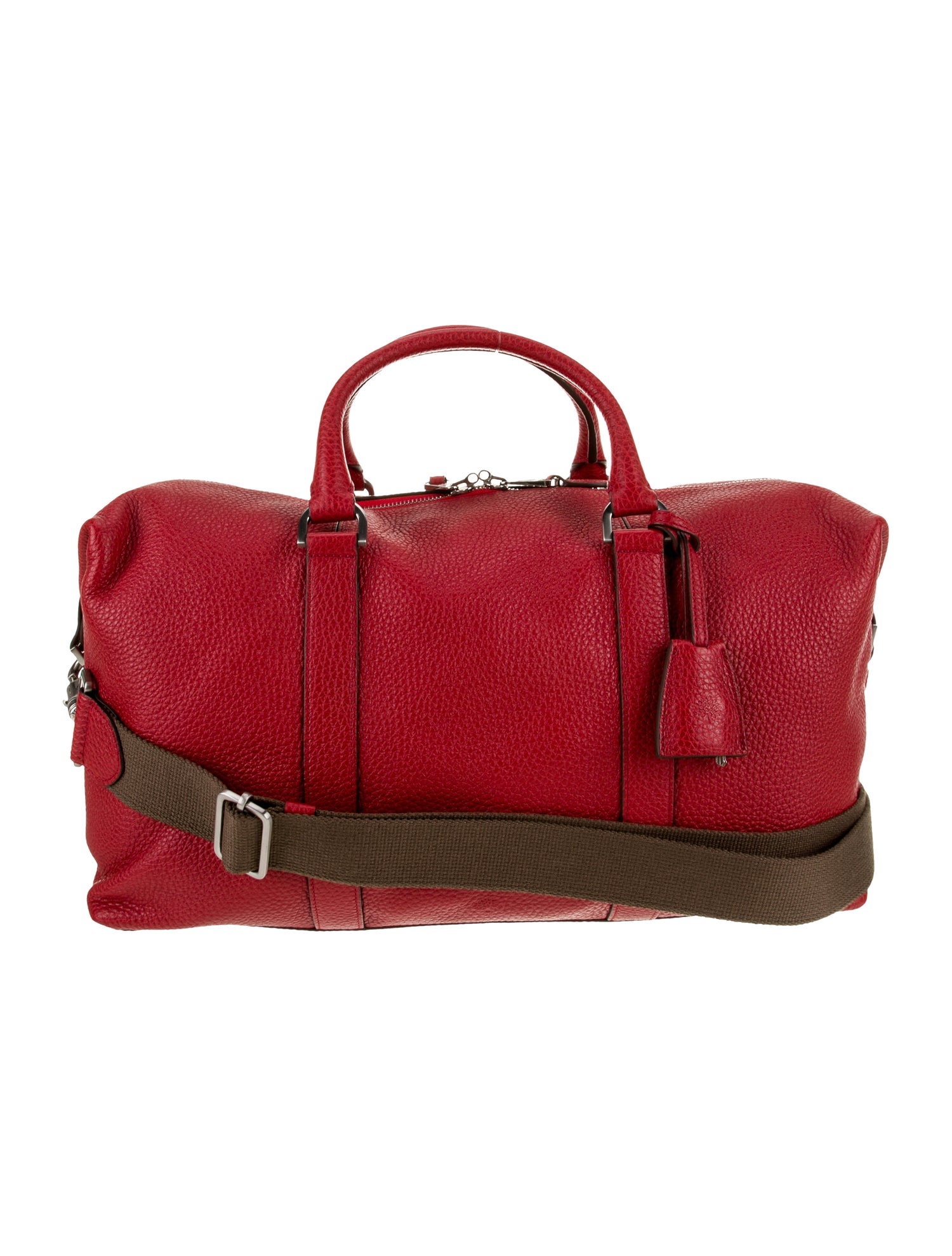 Mulberry Leather Weekender Bag w/ Tags