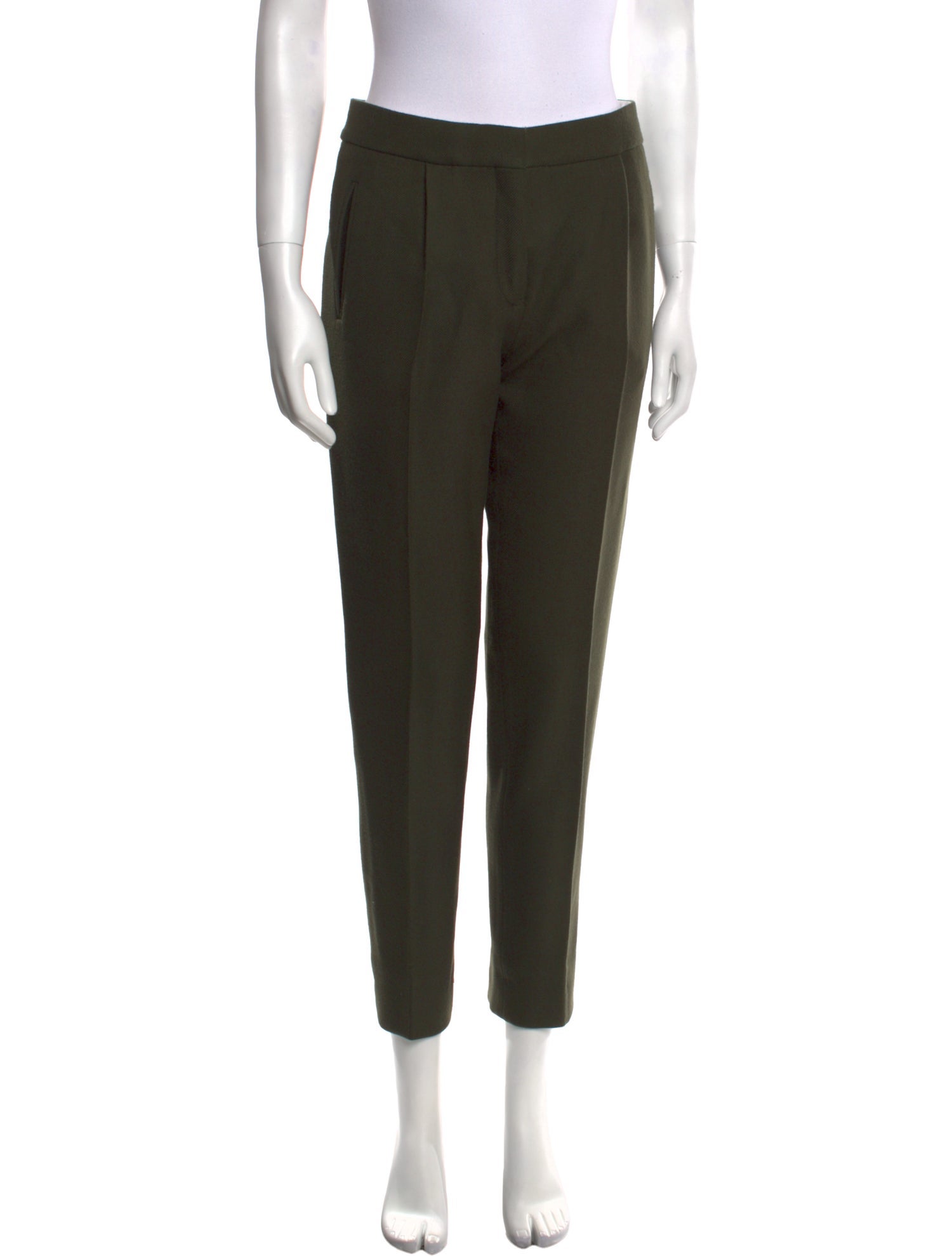 Mulberry Wool Skinny Leg Pants