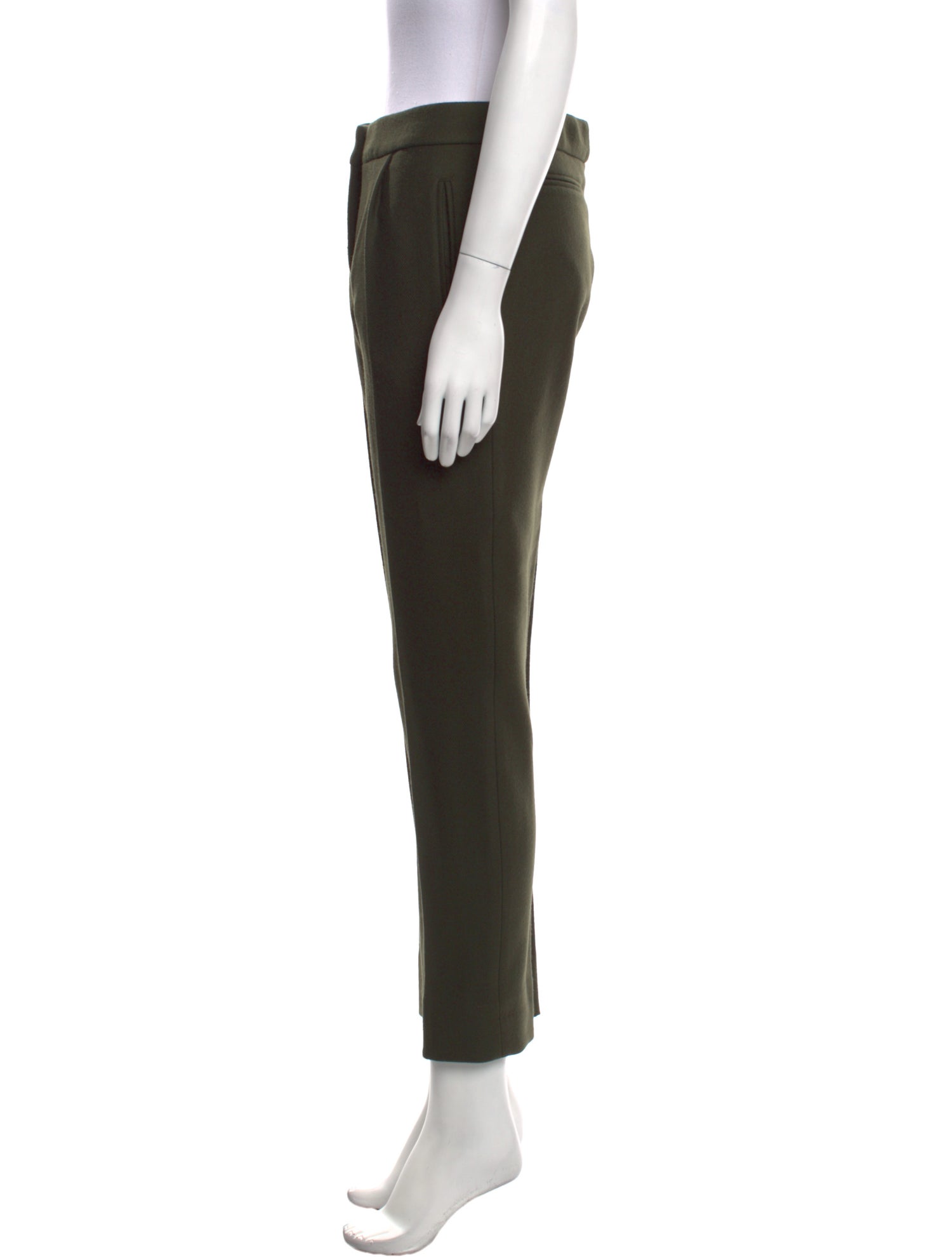 Mulberry Wool Skinny Leg Pants