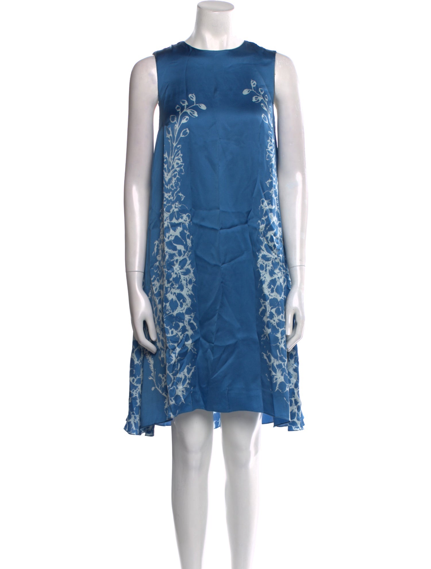 Mulberry Silk Knee-Length Dress