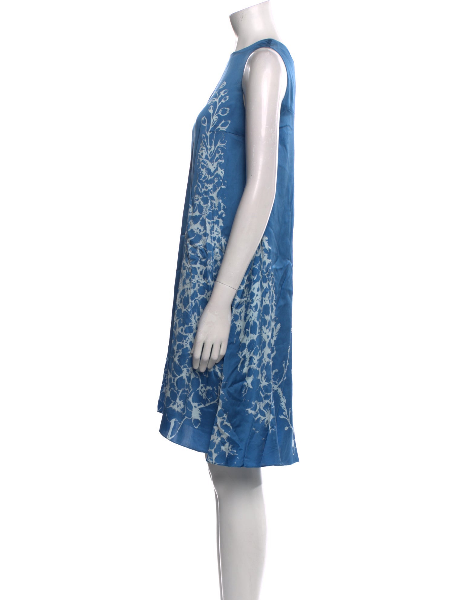 Mulberry Silk Knee-Length Dress