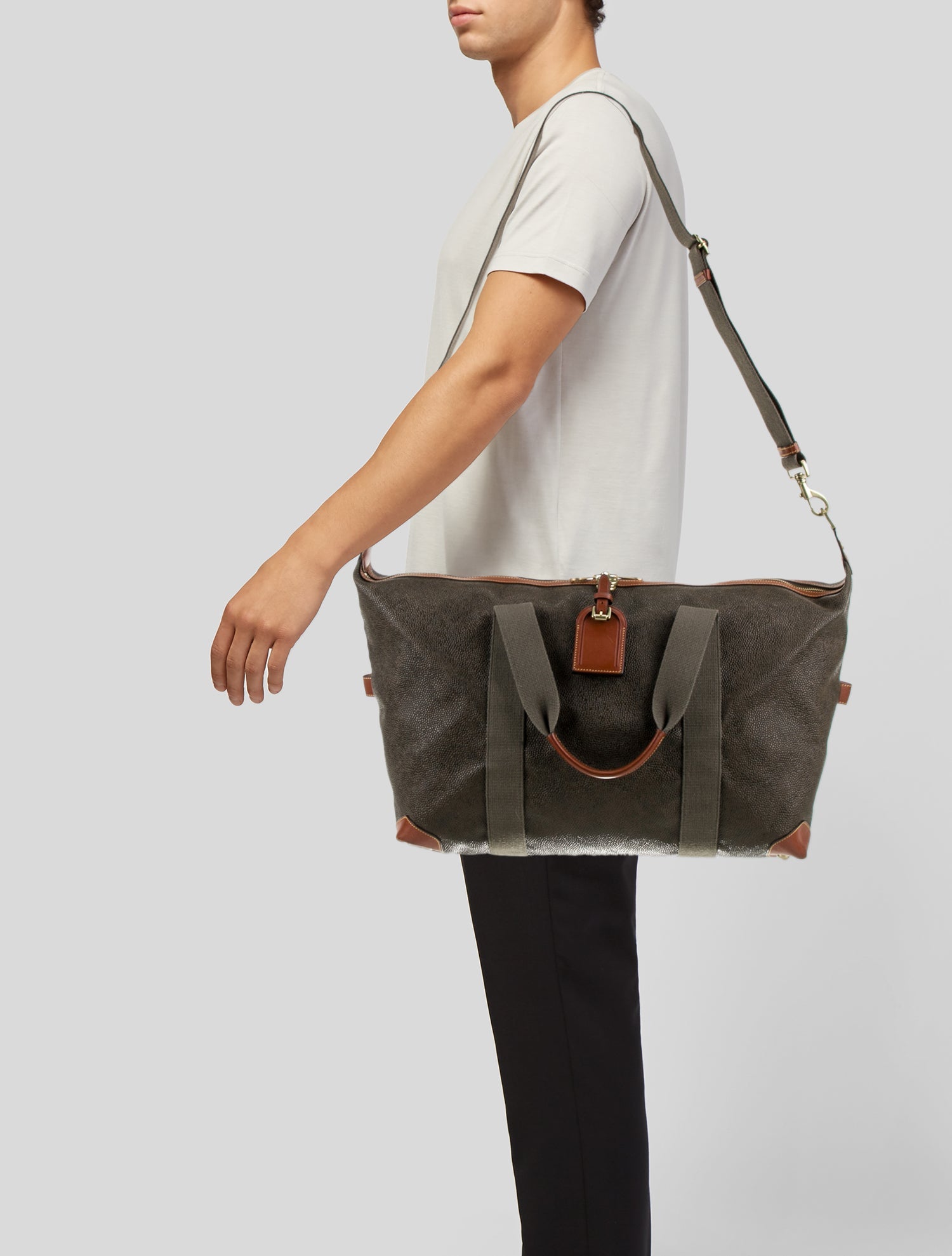 Mulberry Leather Weekender Bag