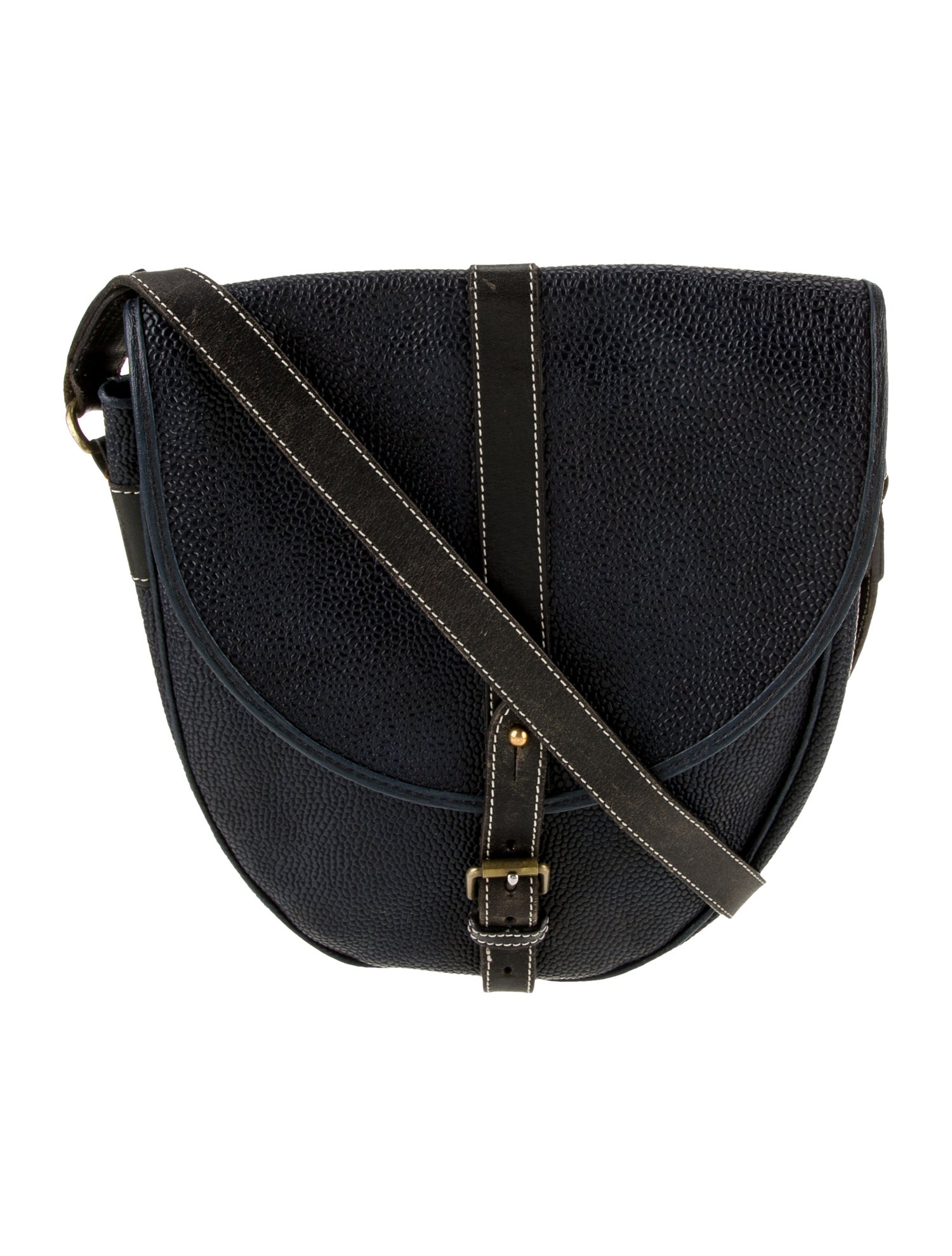 Mulberry Leather Messenger Bag