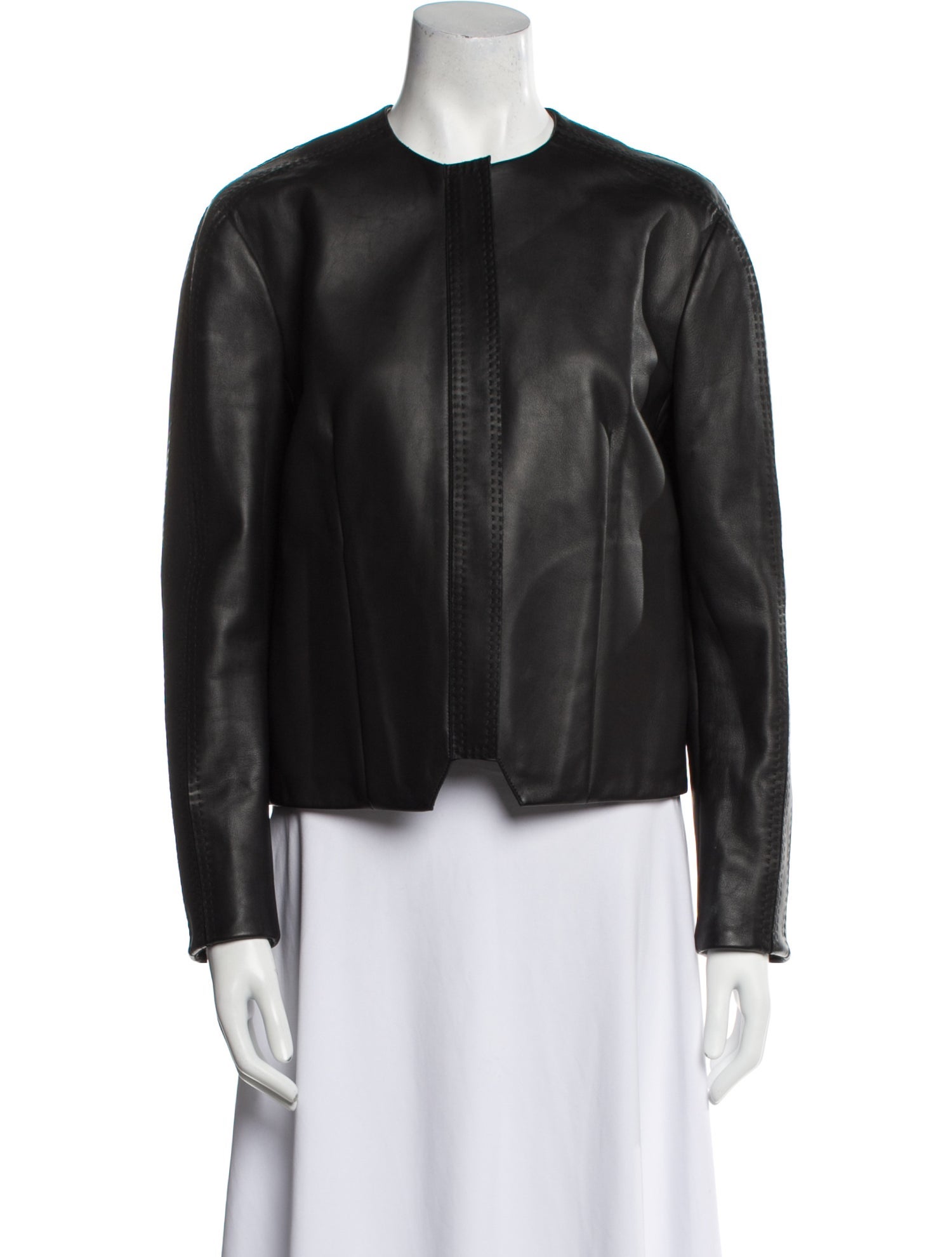 Mulberry Leather Evening Jacket