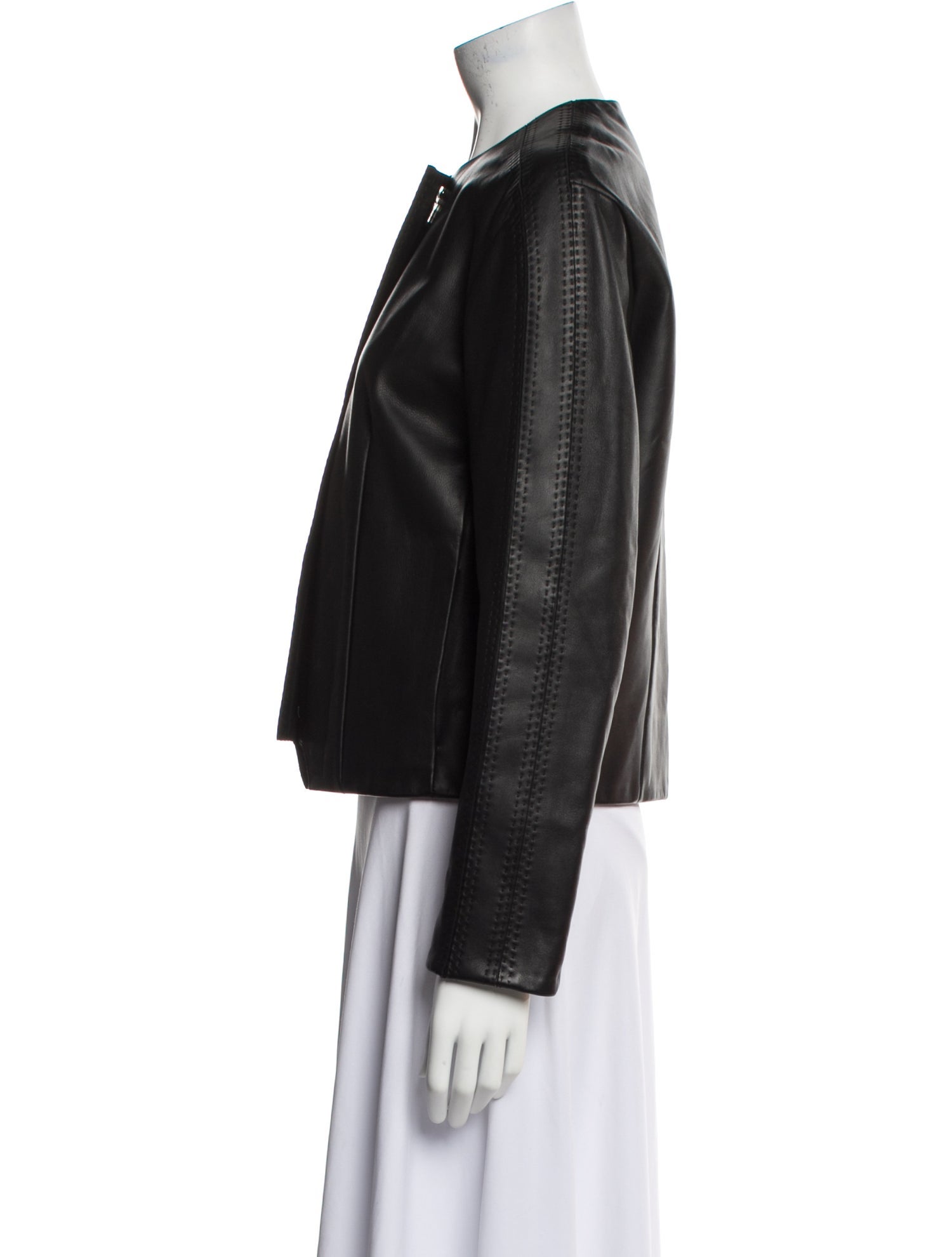 Mulberry Leather Evening Jacket