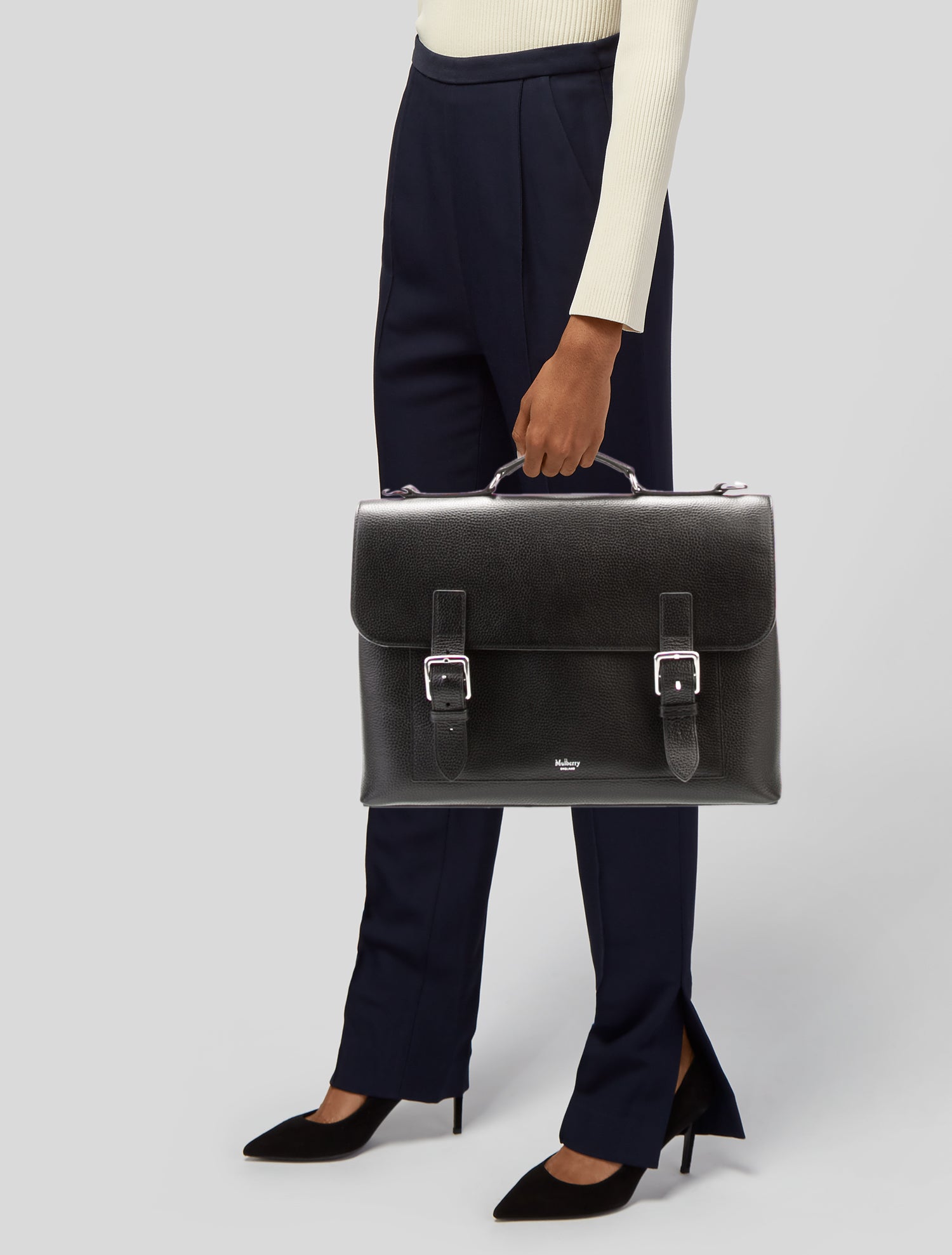 Mulberry Leather Briefcase