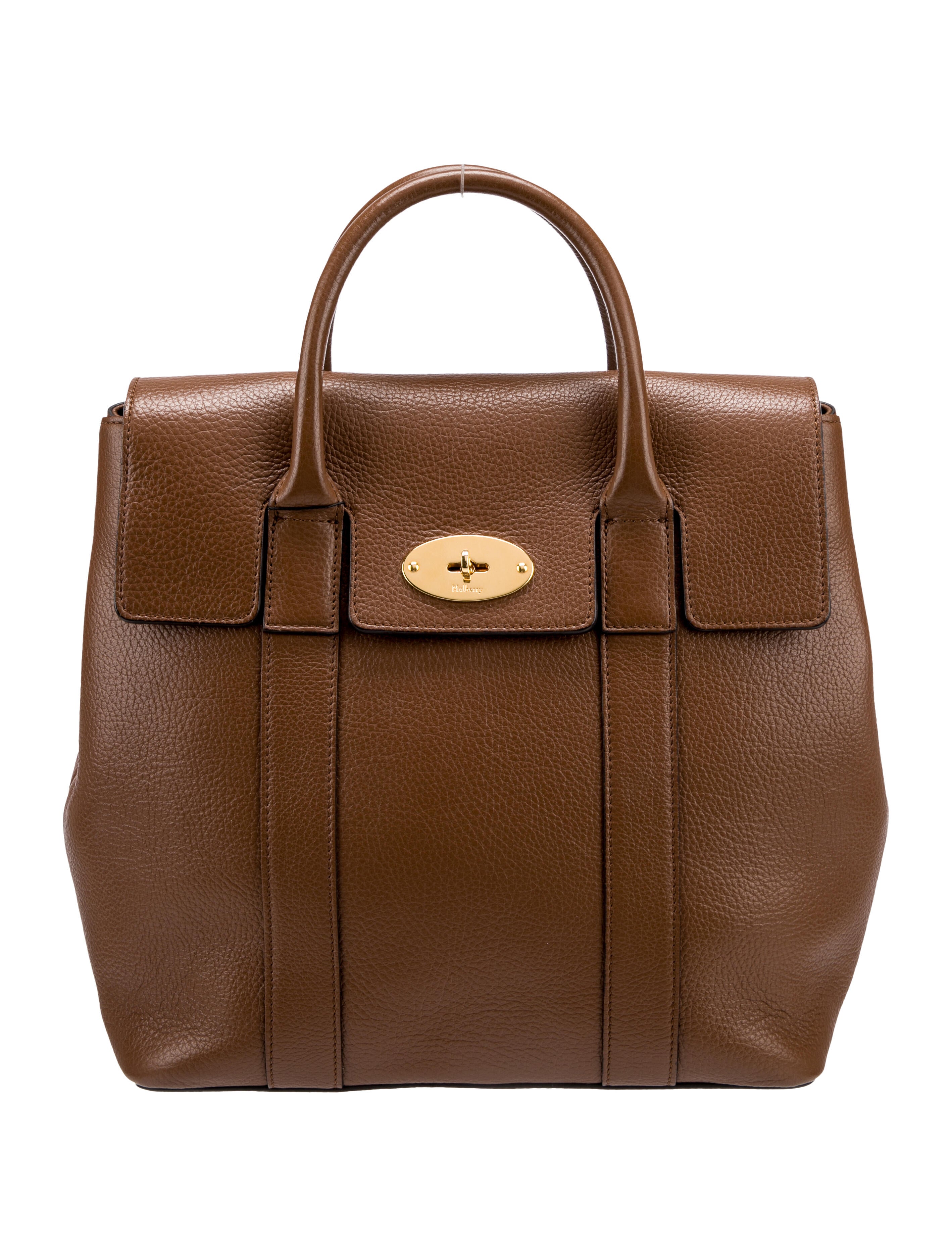 Mulberry Leather Top Handle Bag