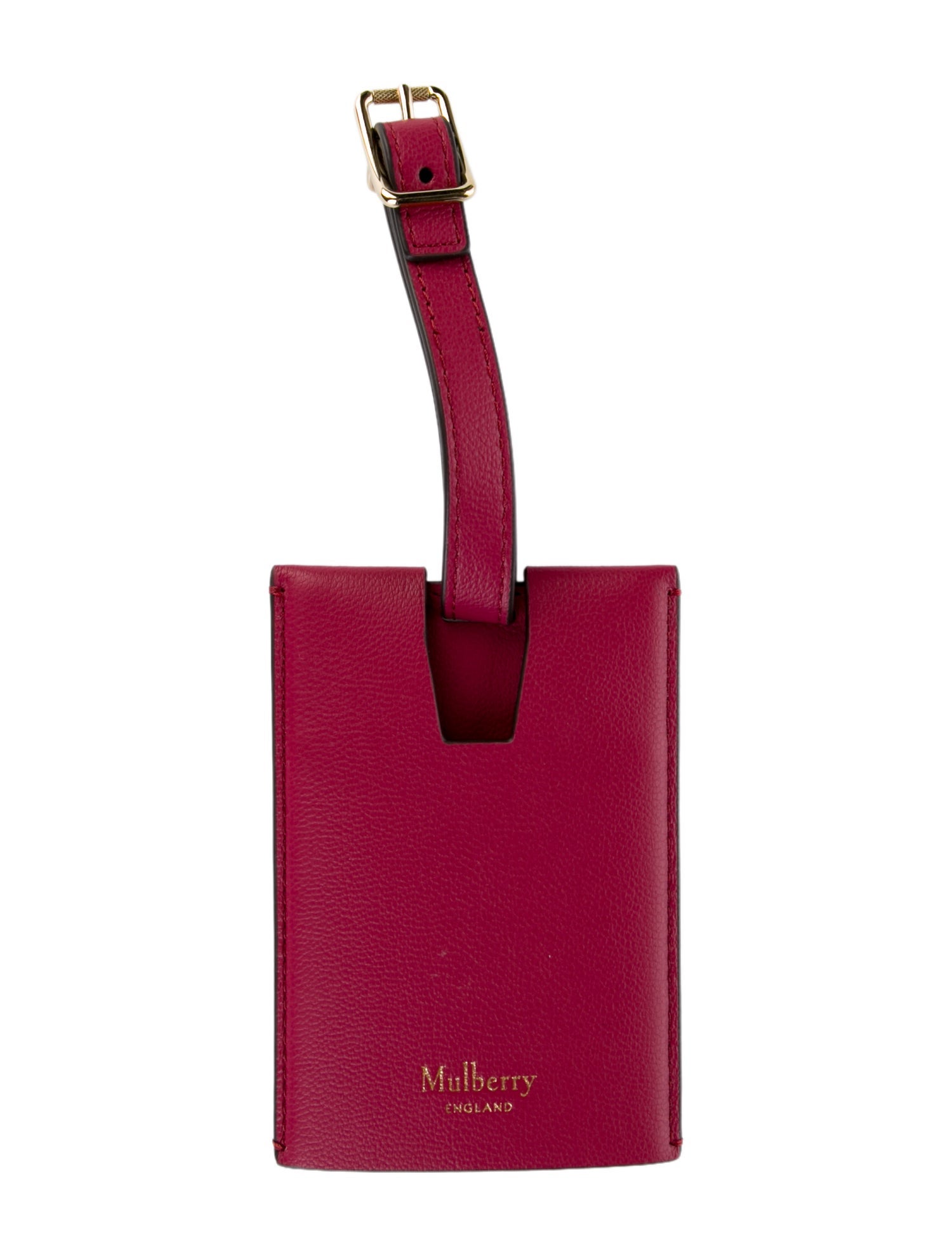 Mulberry Leather Bag Tag