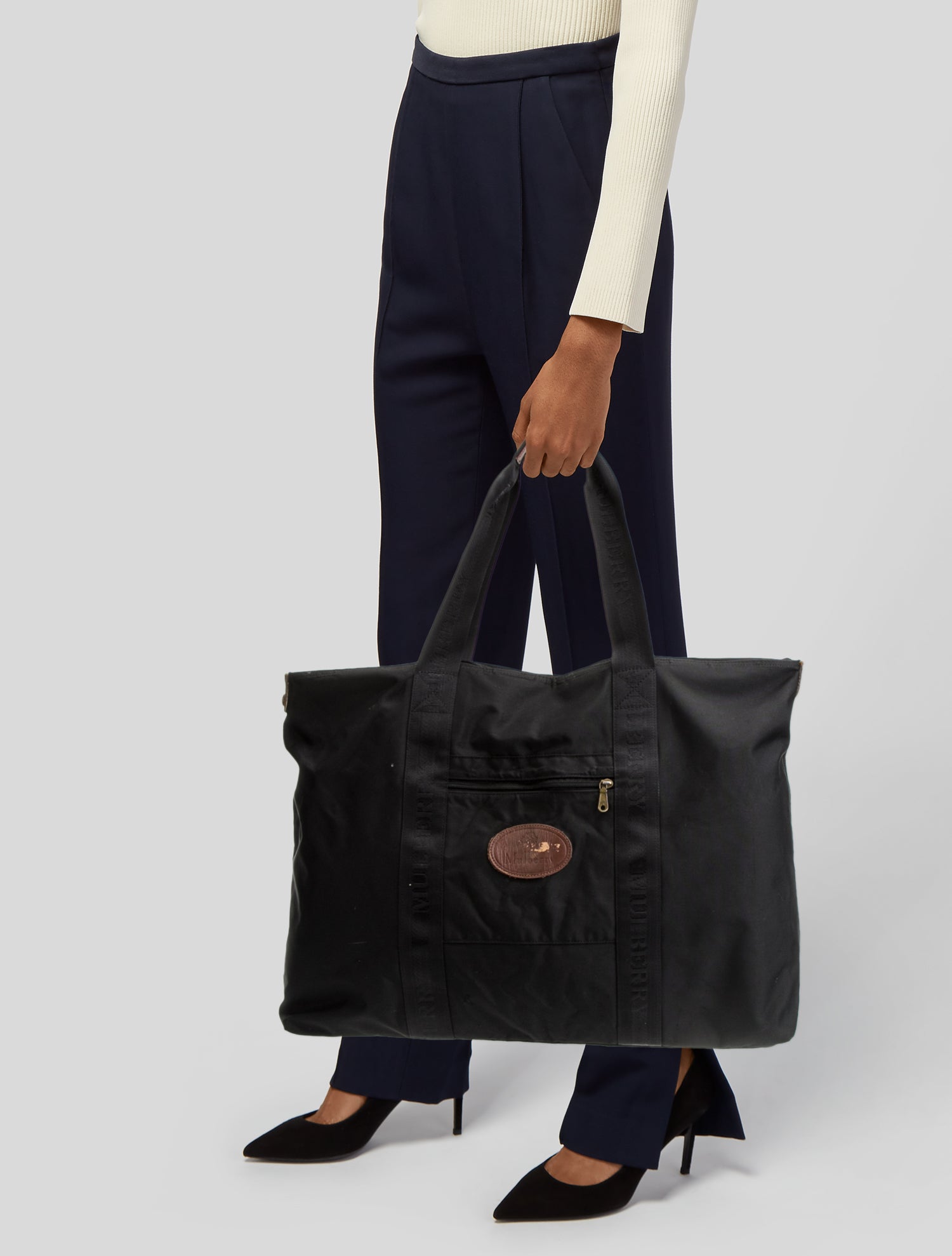 Mulberry Nylon Tote